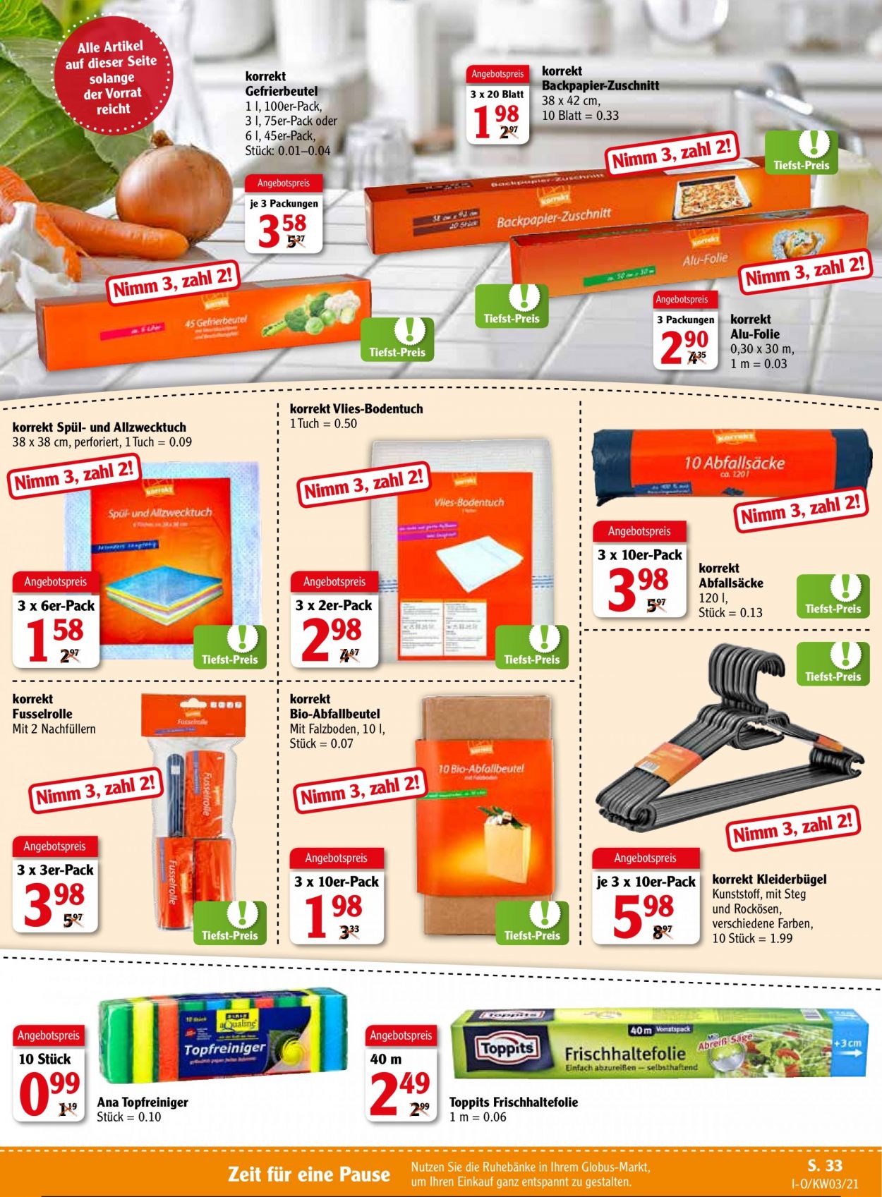 Globus Prospekte  - 18.01.2021 - 23.01.2021. Seite 33