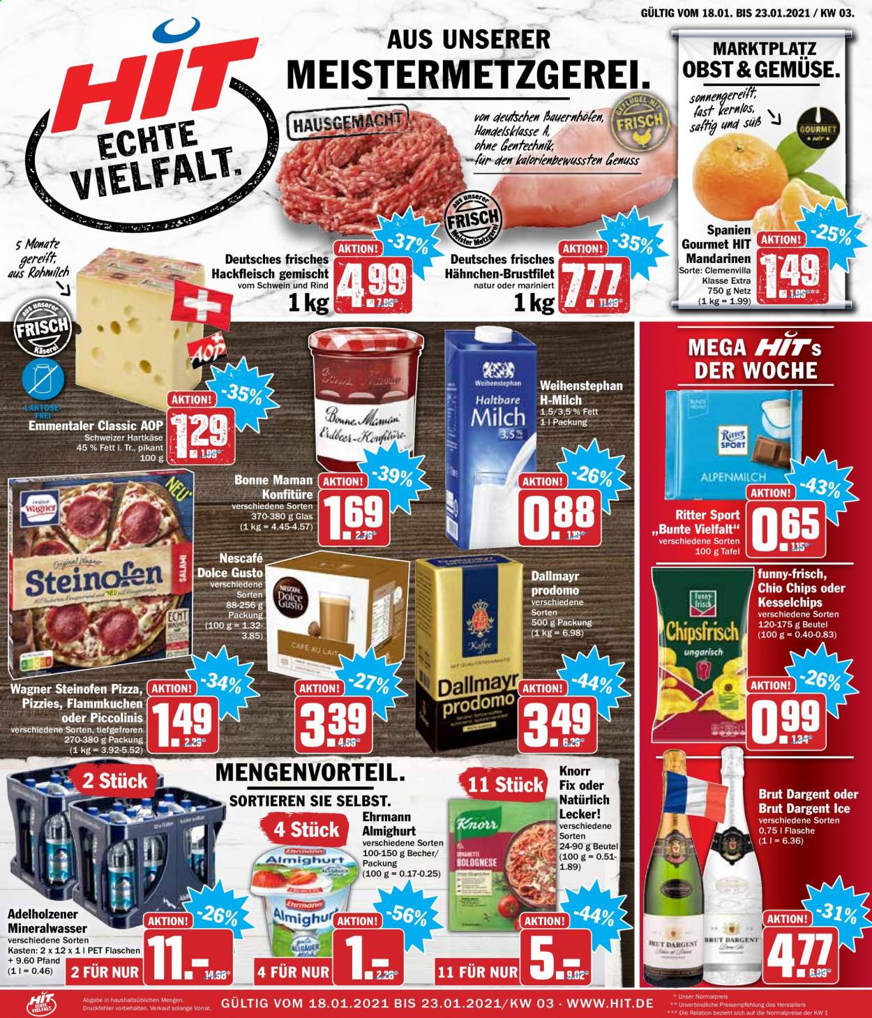 Hit Prospekte  - 18.01.2021 - 23.01.2021. Seite 1