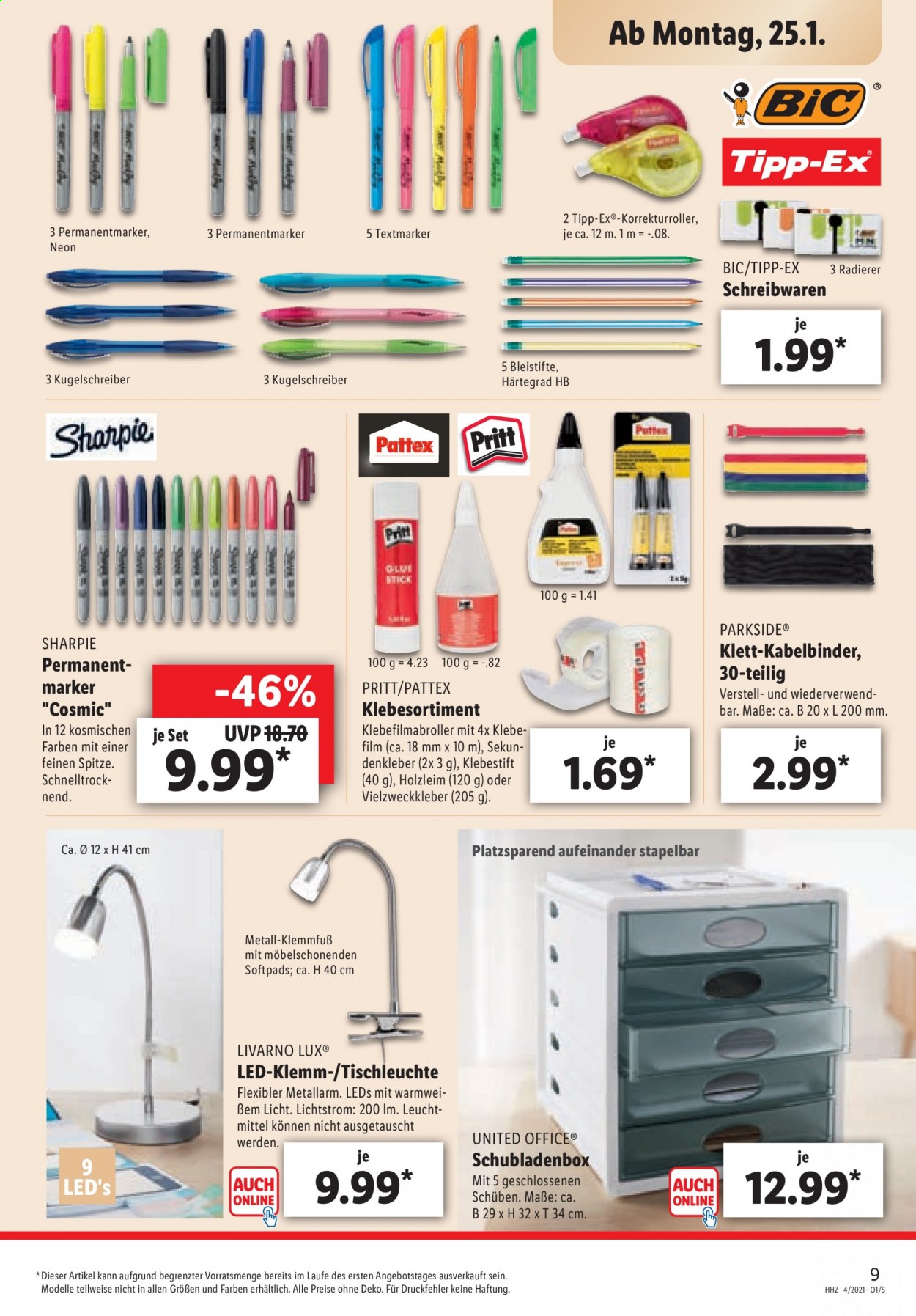 Lidl Prospekte  - 25.01.2021 - 30.01.2021. Seite 9