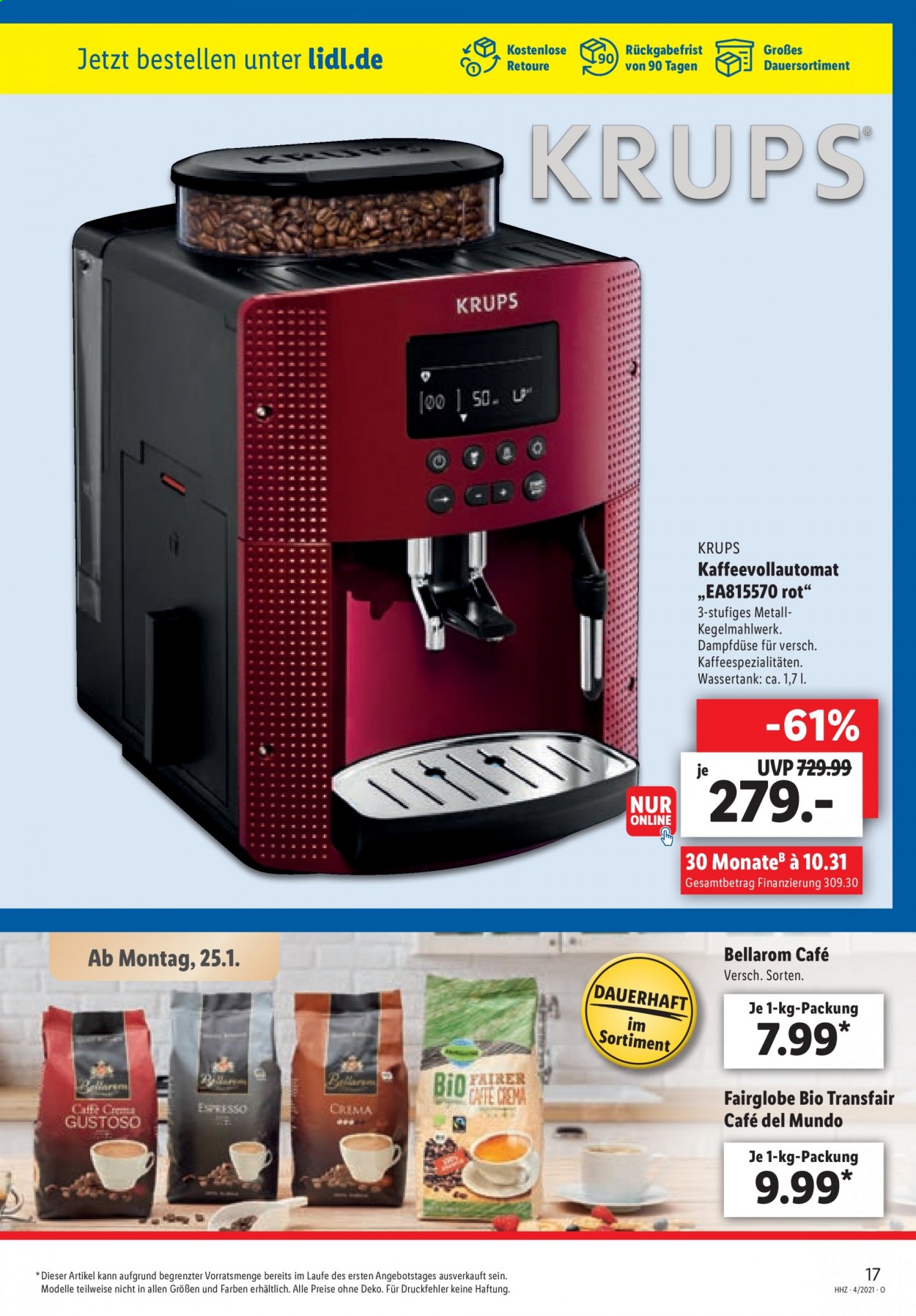 Lidl Prospekte  - 25.01.2021 - 30.01.2021. Seite 17