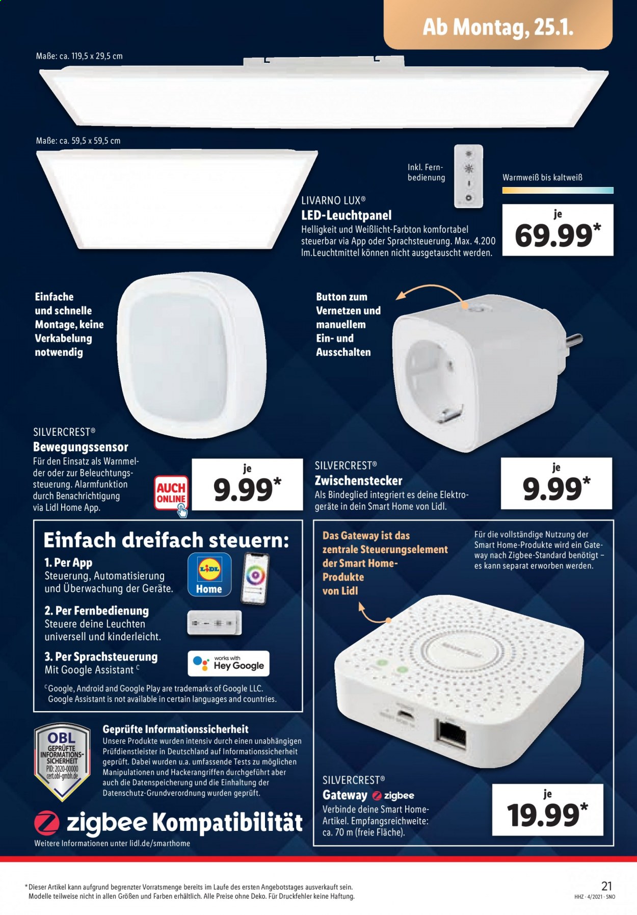 Lidl Prospekte  - 25.01.2021 - 30.01.2021. Seite 21