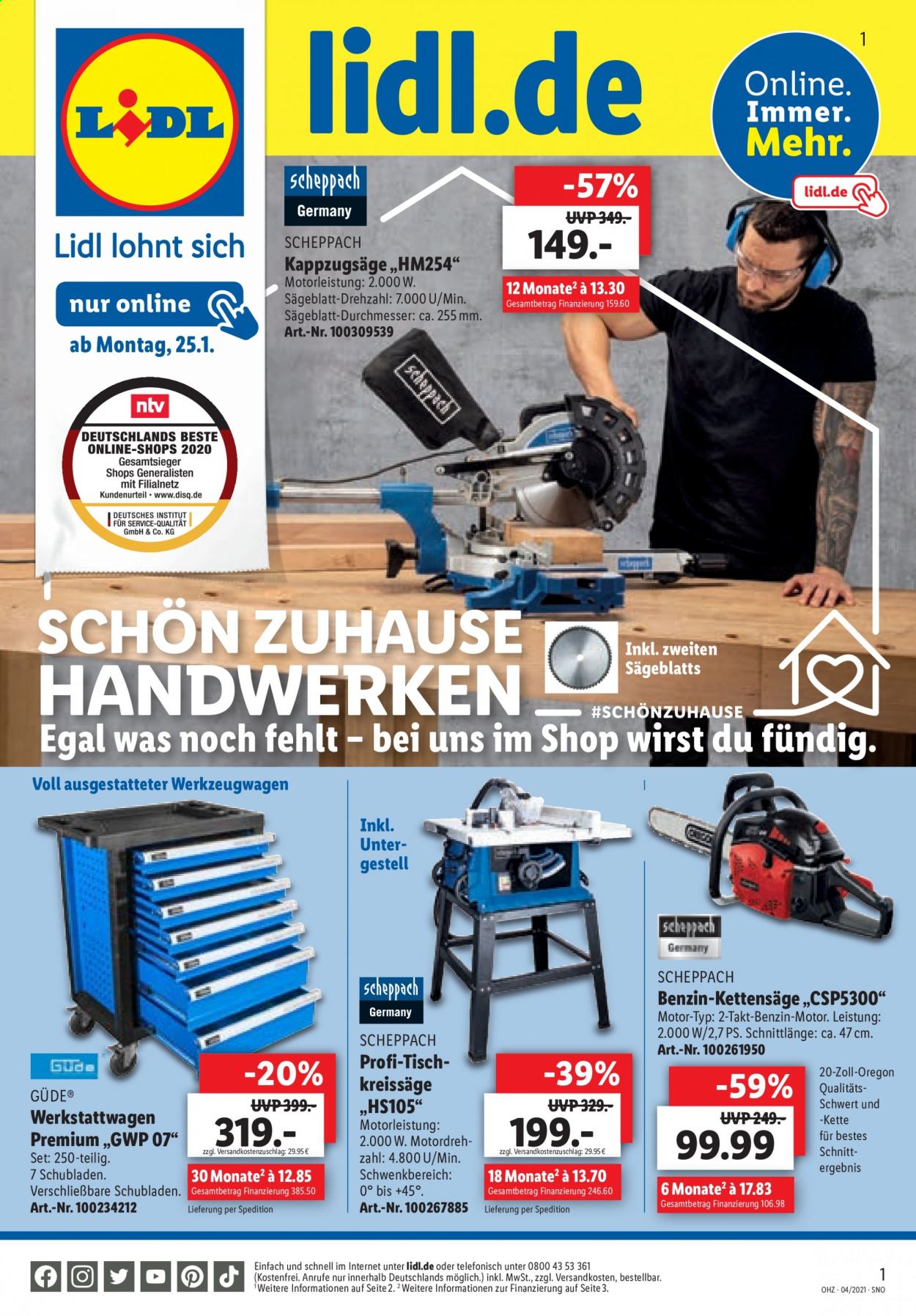Lidl Prospekte  - 25.01.2021 - 30.01.2021. Seite 45