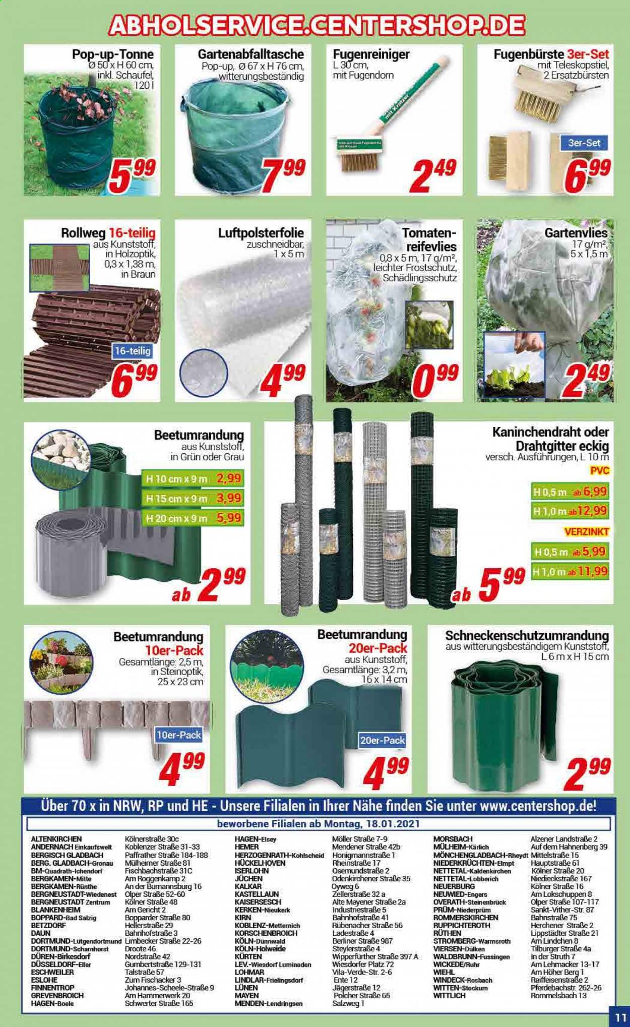 CENTERSHOP Prospekte  - 18.01.2021 - 23.01.2021. Seite 11