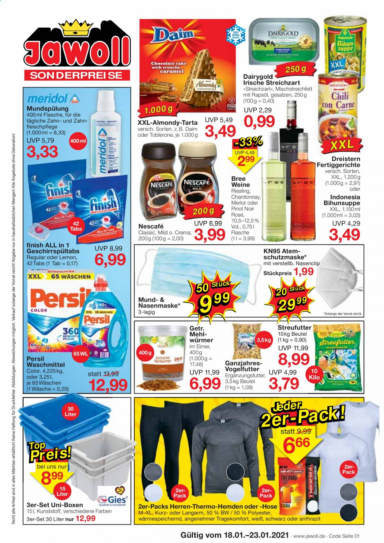 Jawoll Prospekte  - 18.01.2021 - 23.01.2021. Seite 1