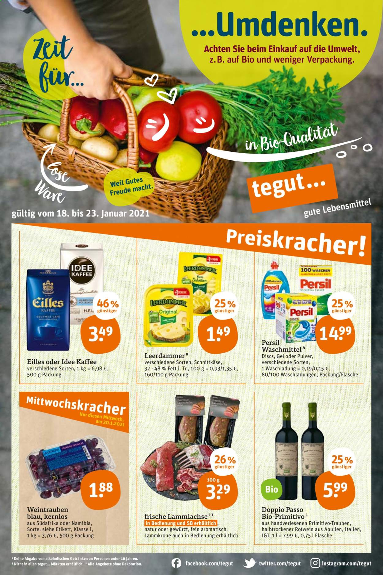 tegut... Prospekte  - 18.01.2021 - 23.01.2021. Seite 3