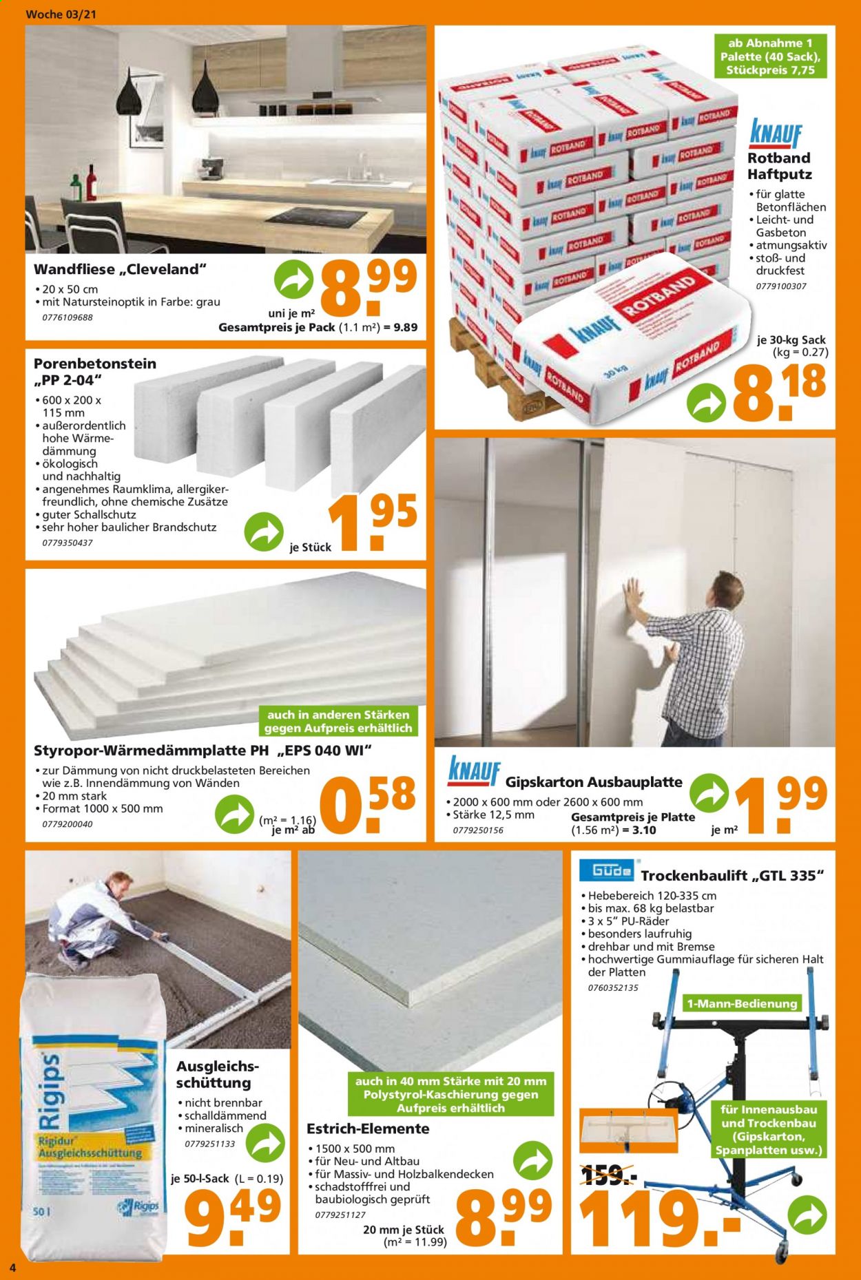 Globus Baumarkt Prospekte  - 18.01.2021 - 23.01.2021. Seite 4