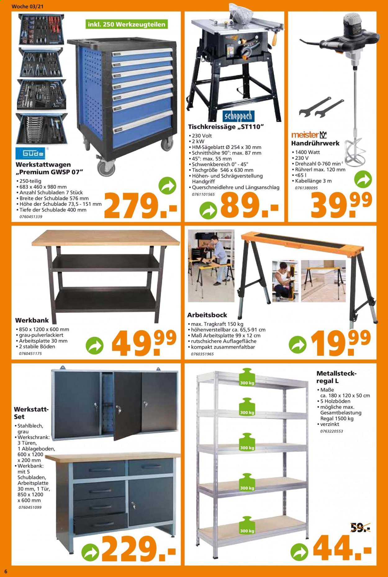 Globus Baumarkt Prospekte  - 18.01.2021 - 23.01.2021. Seite 6