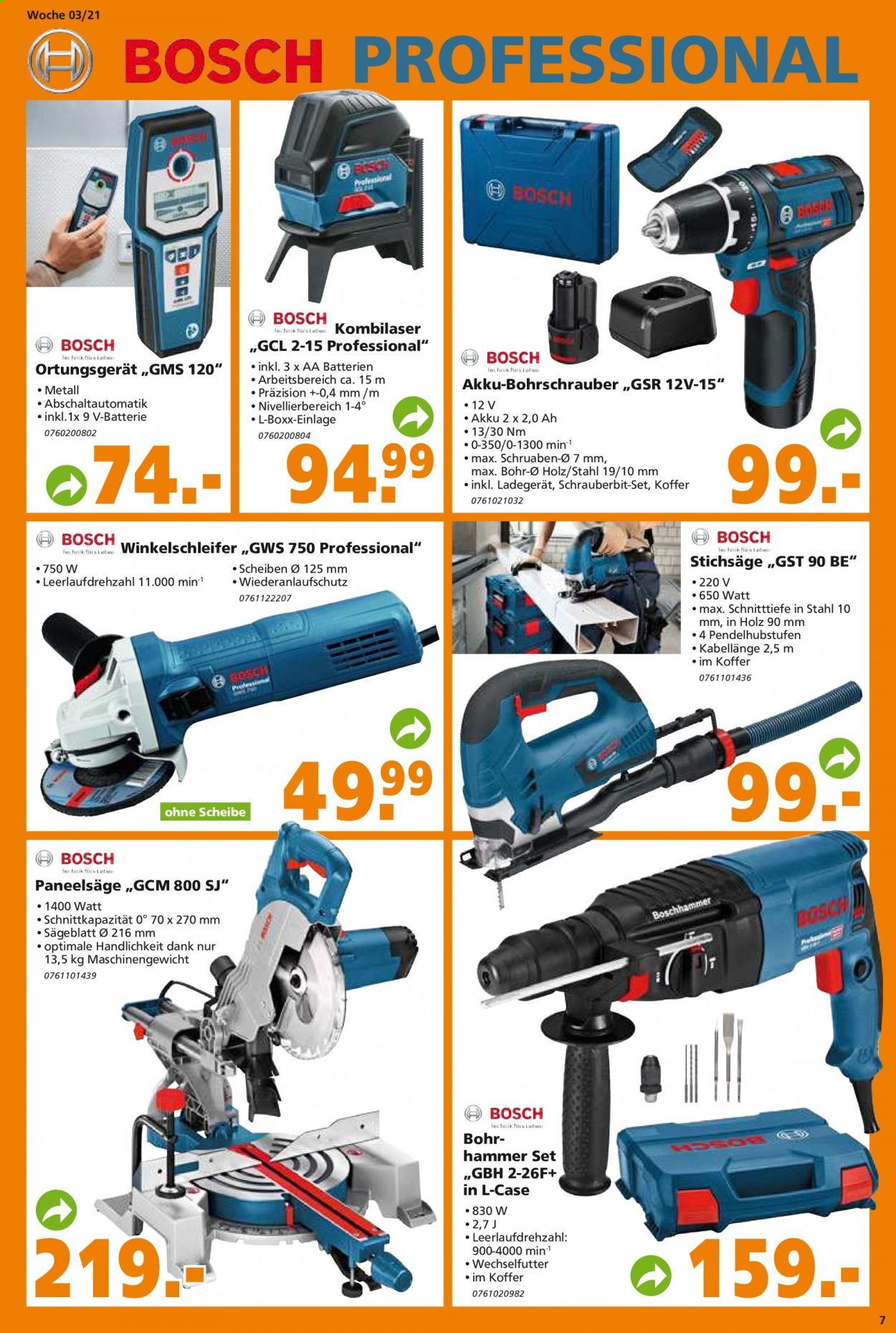 Globus Baumarkt Prospekte  - 18.01.2021 - 23.01.2021. Seite 7