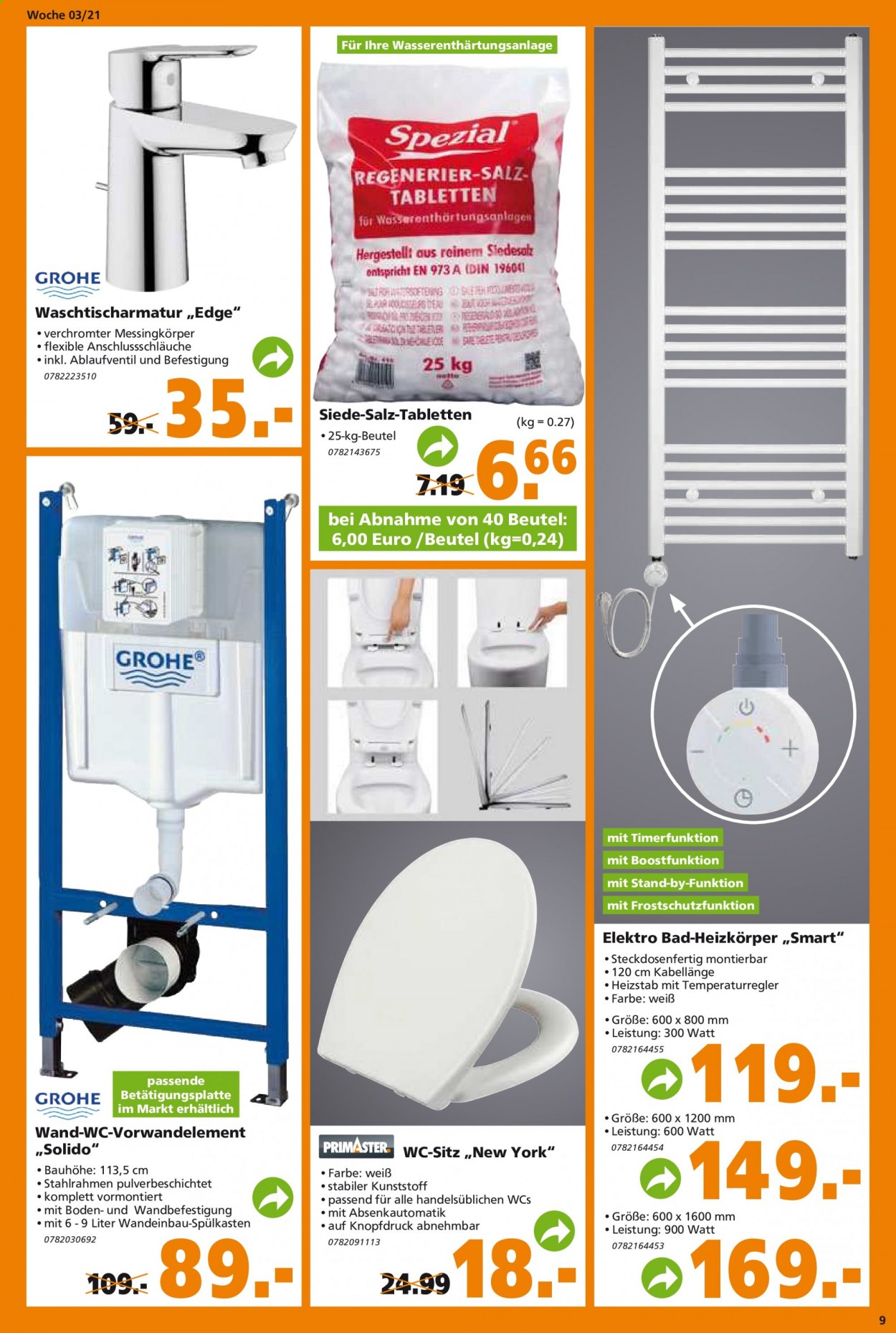 Globus Baumarkt Prospekte  - 18.01.2021 - 23.01.2021. Seite 9