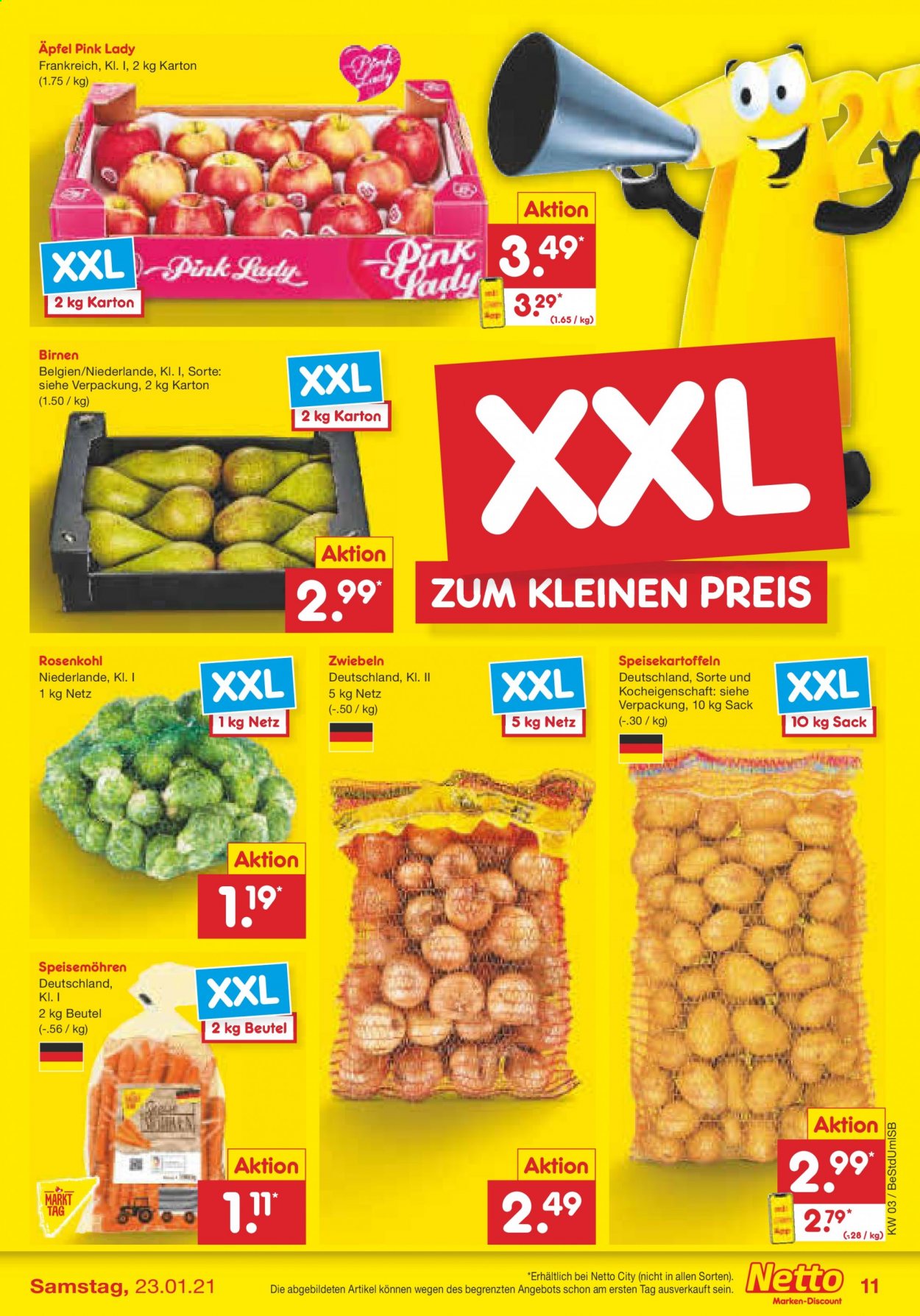 Netto Marken-Discount Prospekte  - 18.01.2021 - 23.01.2021. Seite 11