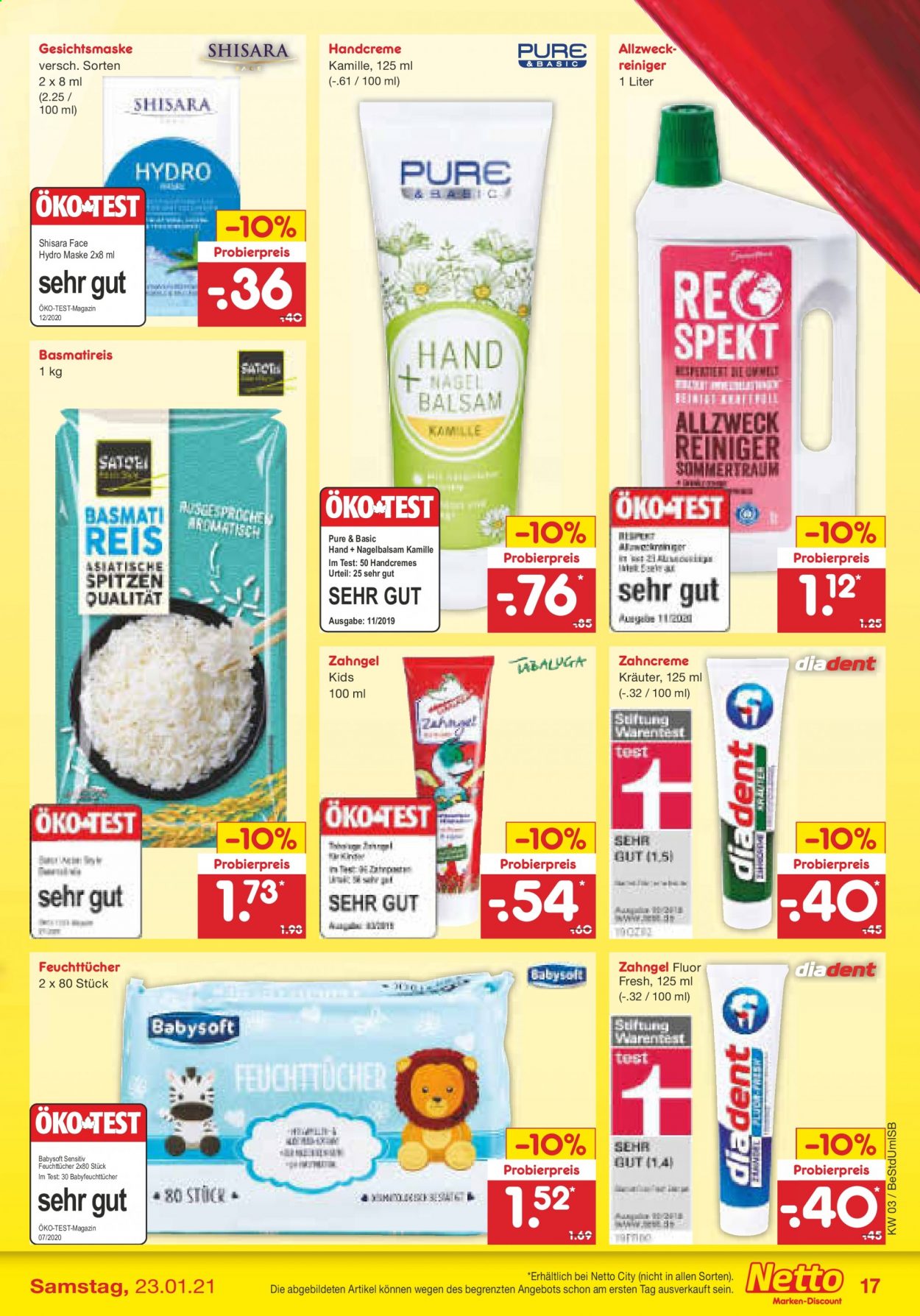 Netto Marken-Discount Prospekte  - 18.01.2021 - 23.01.2021. Seite 17