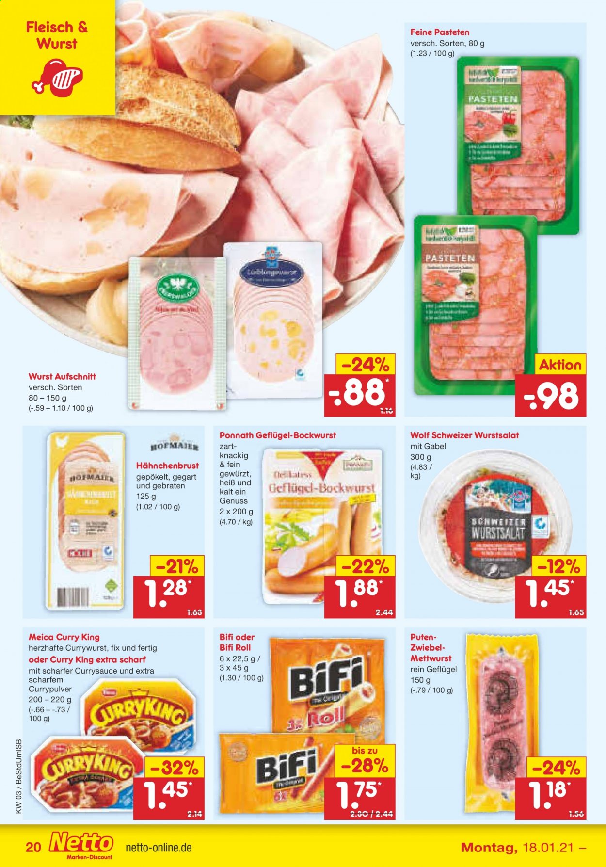 Netto Marken-Discount Prospekte  - 18.01.2021 - 23.01.2021. Seite 20