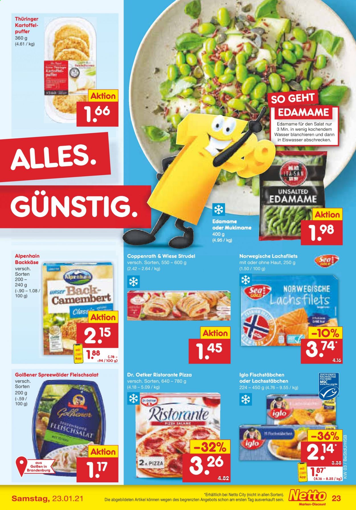 Netto Marken-Discount Prospekte  - 18.01.2021 - 23.01.2021. Seite 23