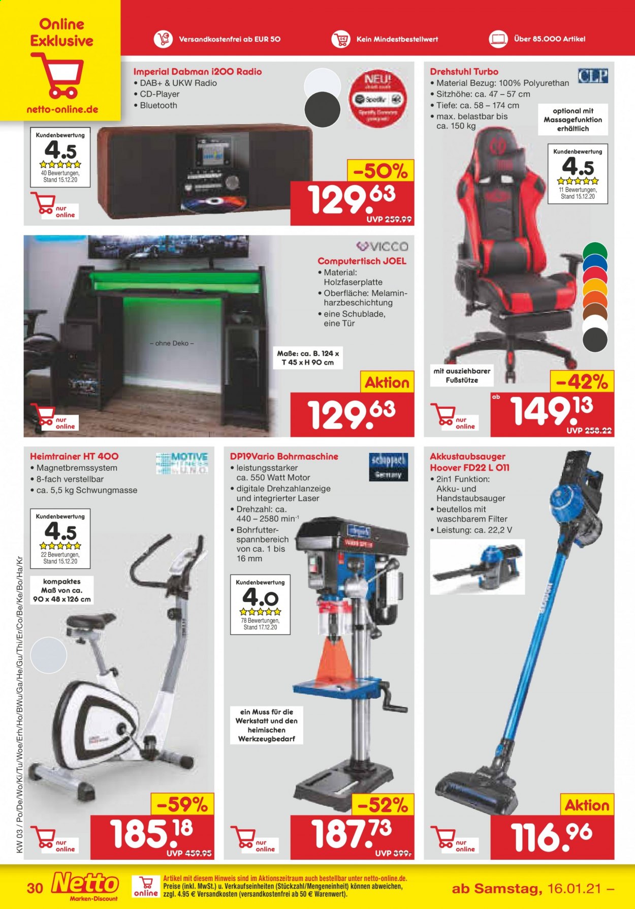 Netto Marken-Discount Prospekte  - 18.01.2021 - 23.01.2021. Seite 30