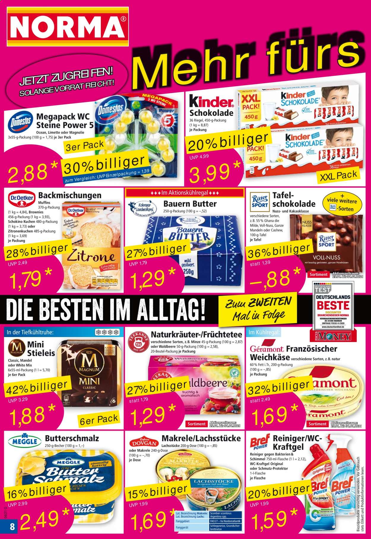 Norma Prospekte  - 25.01.2021 - 31.01.2021. Seite 8