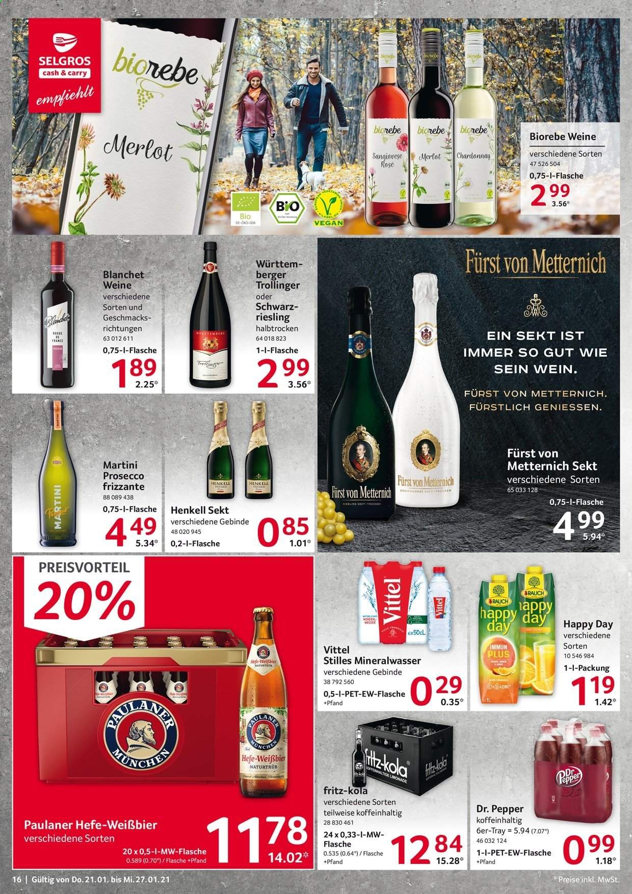 Selgros Prospekte  - 21.01.2021 - 27.01.2021. Seite 16