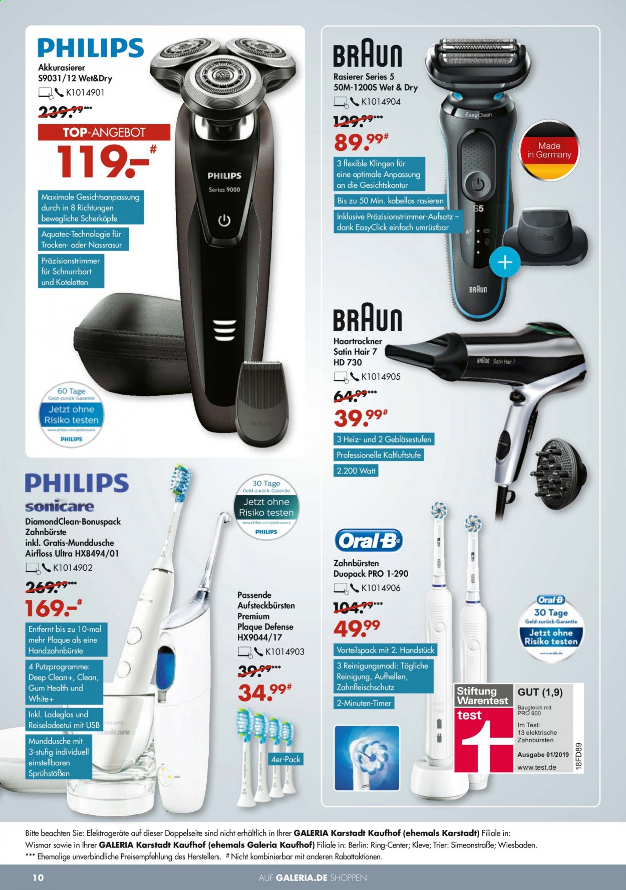 GALERIA Karstadt Kaufhof Prospekte  - 20.01.2021 - 26.01.2021. Seite 10