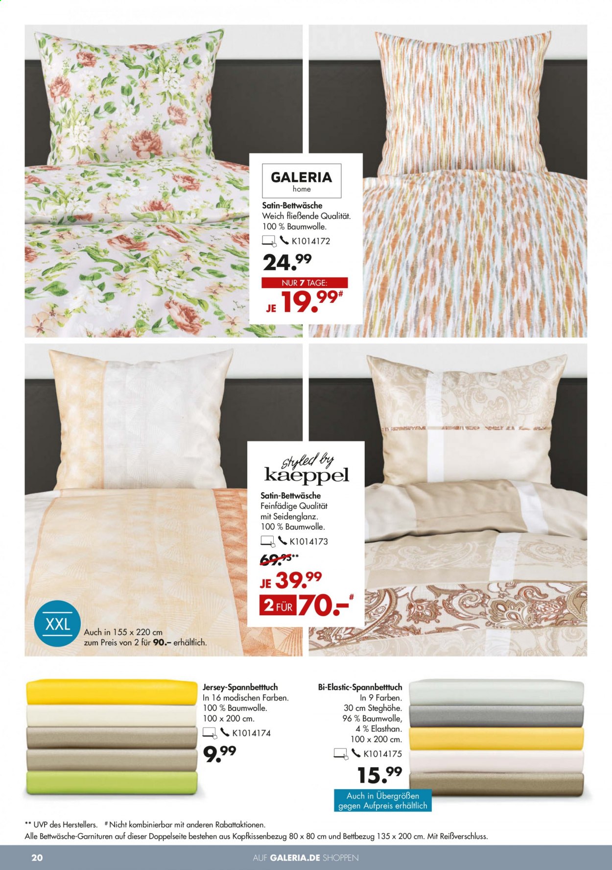 GALERIA Karstadt Kaufhof Prospekte  - 20.01.2021 - 26.01.2021. Seite 20