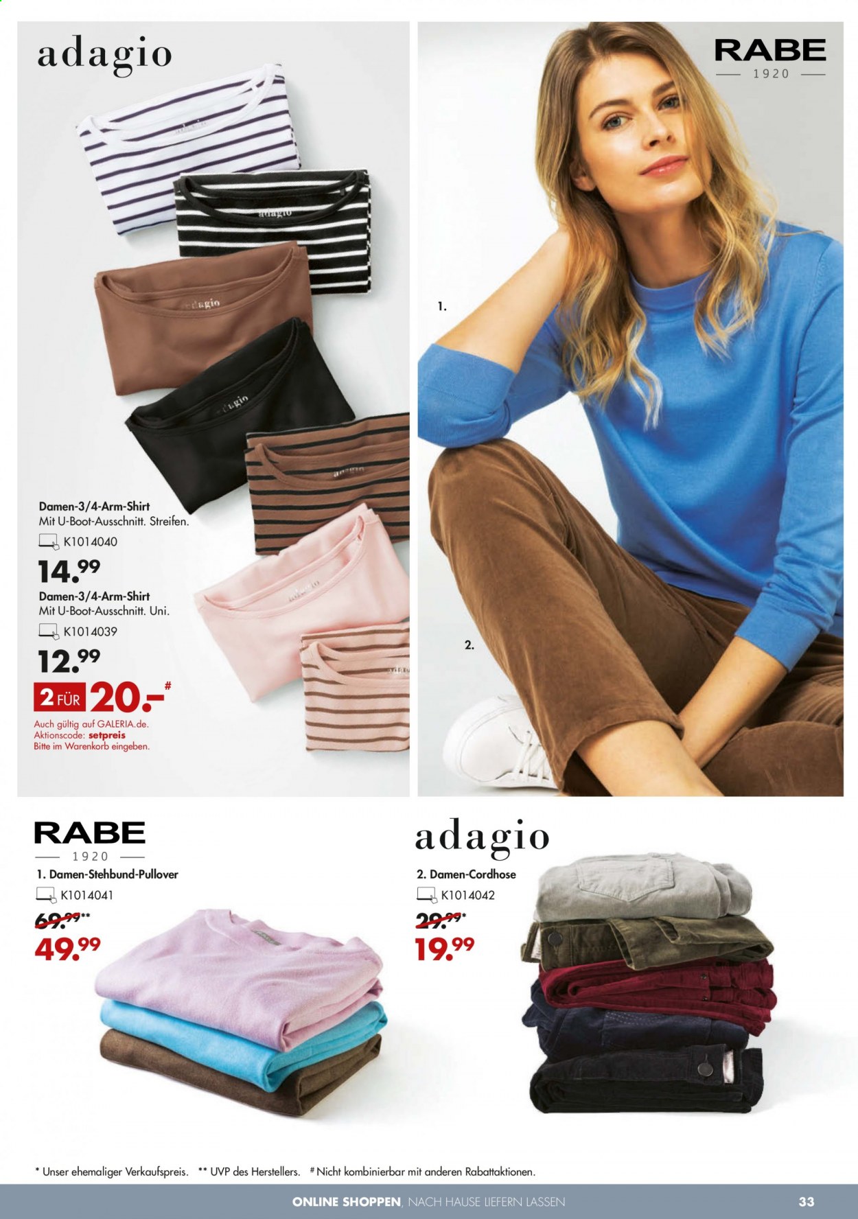 GALERIA Karstadt Kaufhof Prospekte  - 20.01.2021 - 26.01.2021. Seite 33