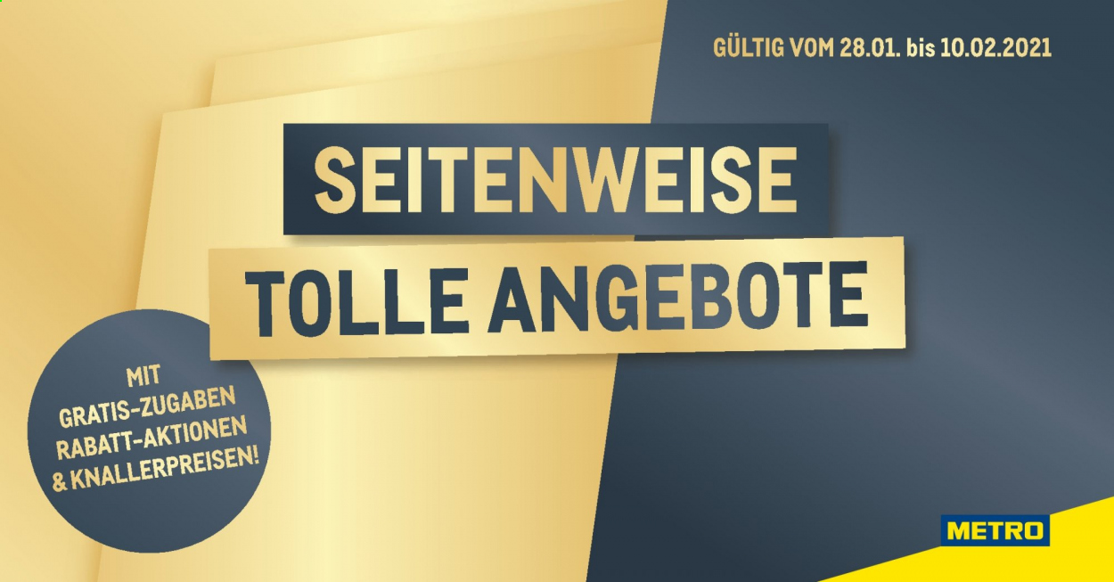 Metro Prospekte  - 28.01.2021 - 10.02.2021. Seite 1