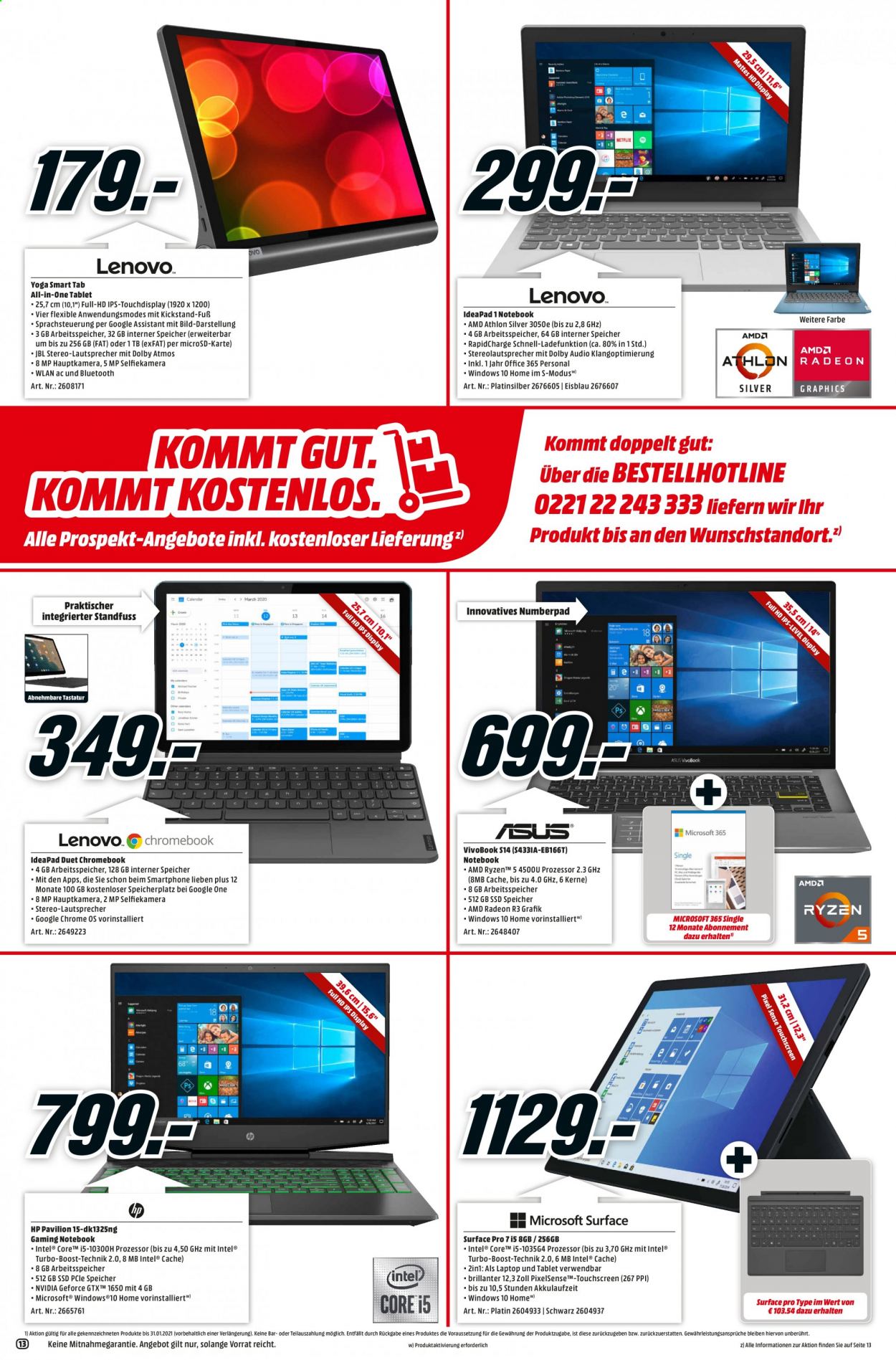 MediaMarkt Prospekte  - 21.01.2021 - 31.01.2021. Seite 12