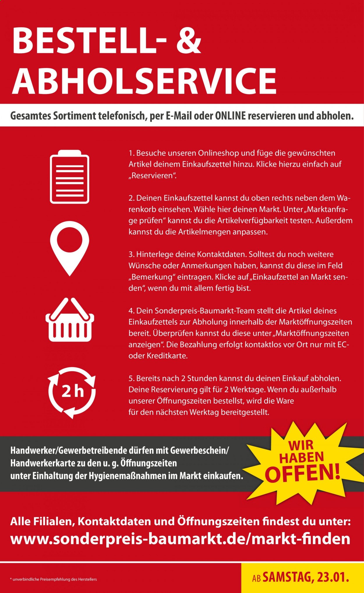 Sonderpreis-Baumarkt Prospekte  - 23.01.2021 - 29.01.2021. Seite 3