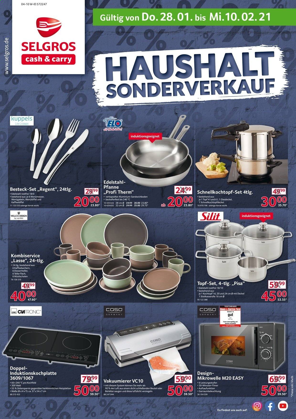 Selgros Prospekte  - 28.01.2021 - 10.02.2021. Seite 1