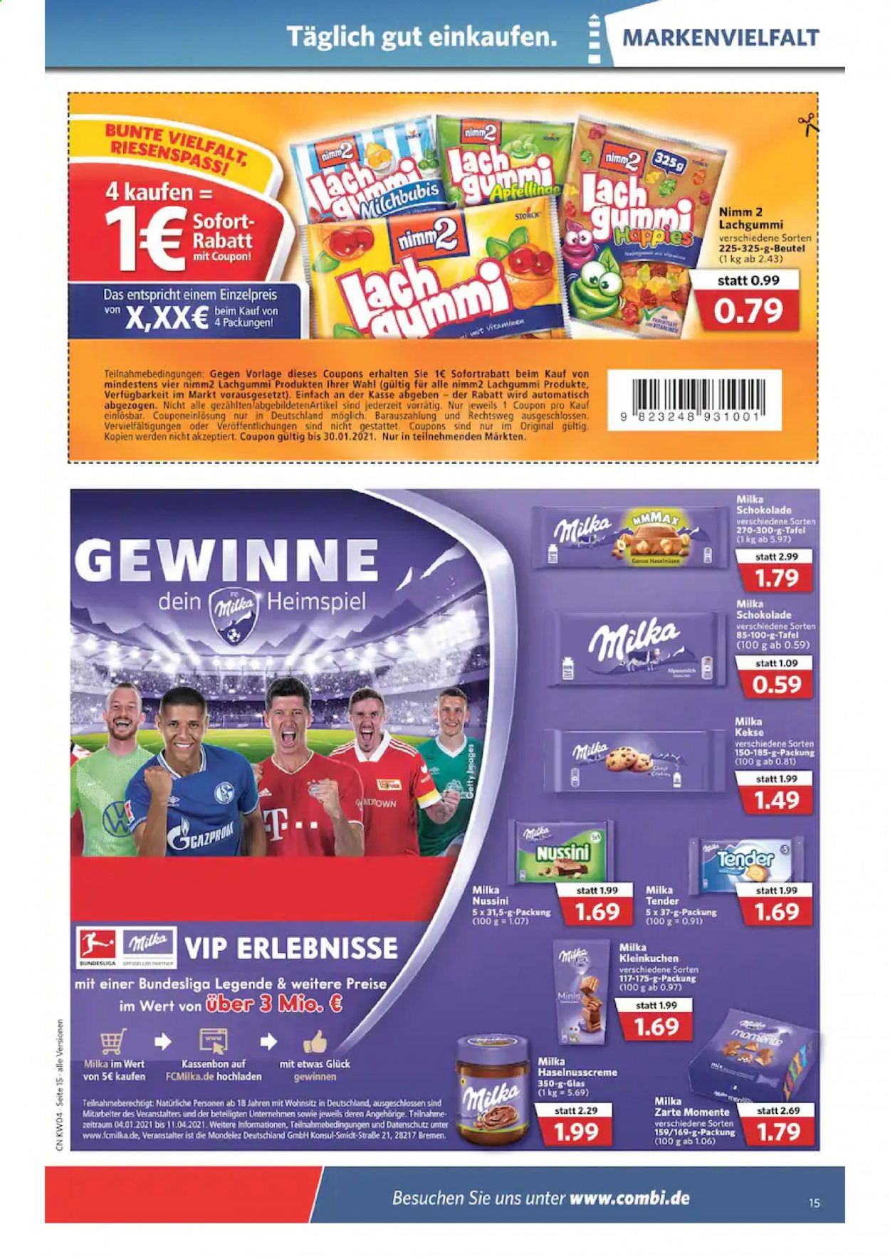 Combi Prospekte  - 25.01.2021 - 30.01.2021. Seite 15