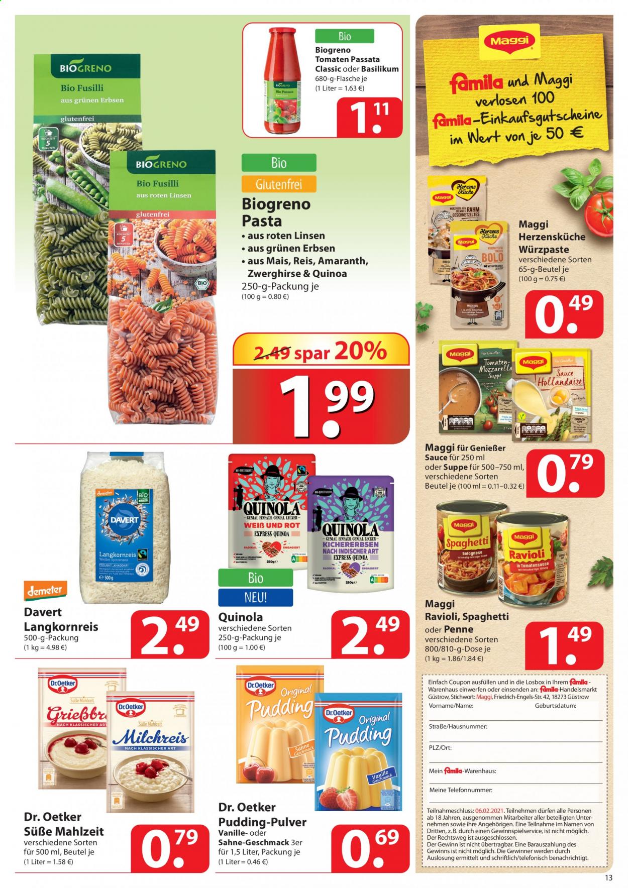 famila Prospekte  - 25.01.2021 - 30.01.2021. Seite 13