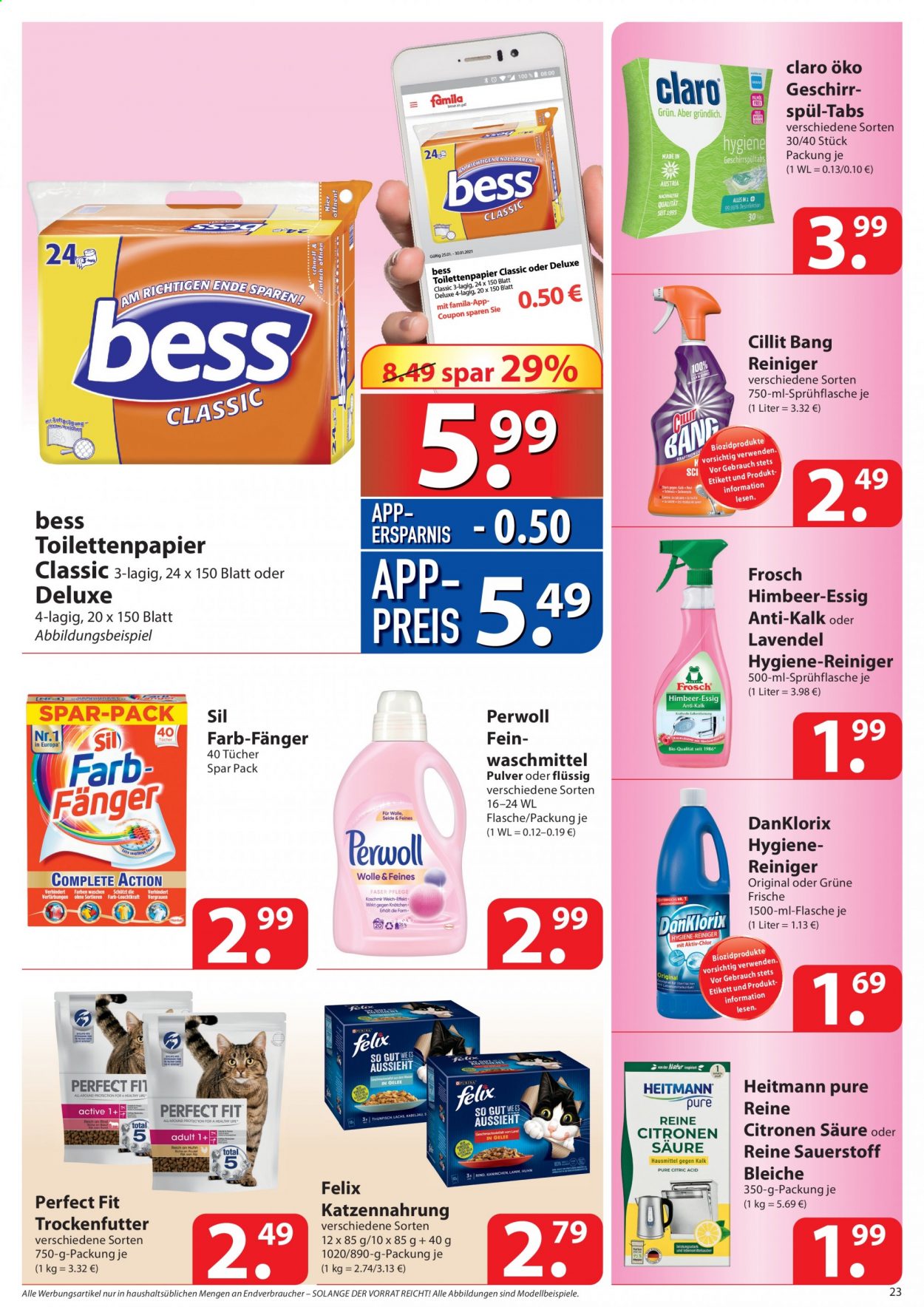famila Prospekte  - 25.01.2021 - 30.01.2021. Seite 23