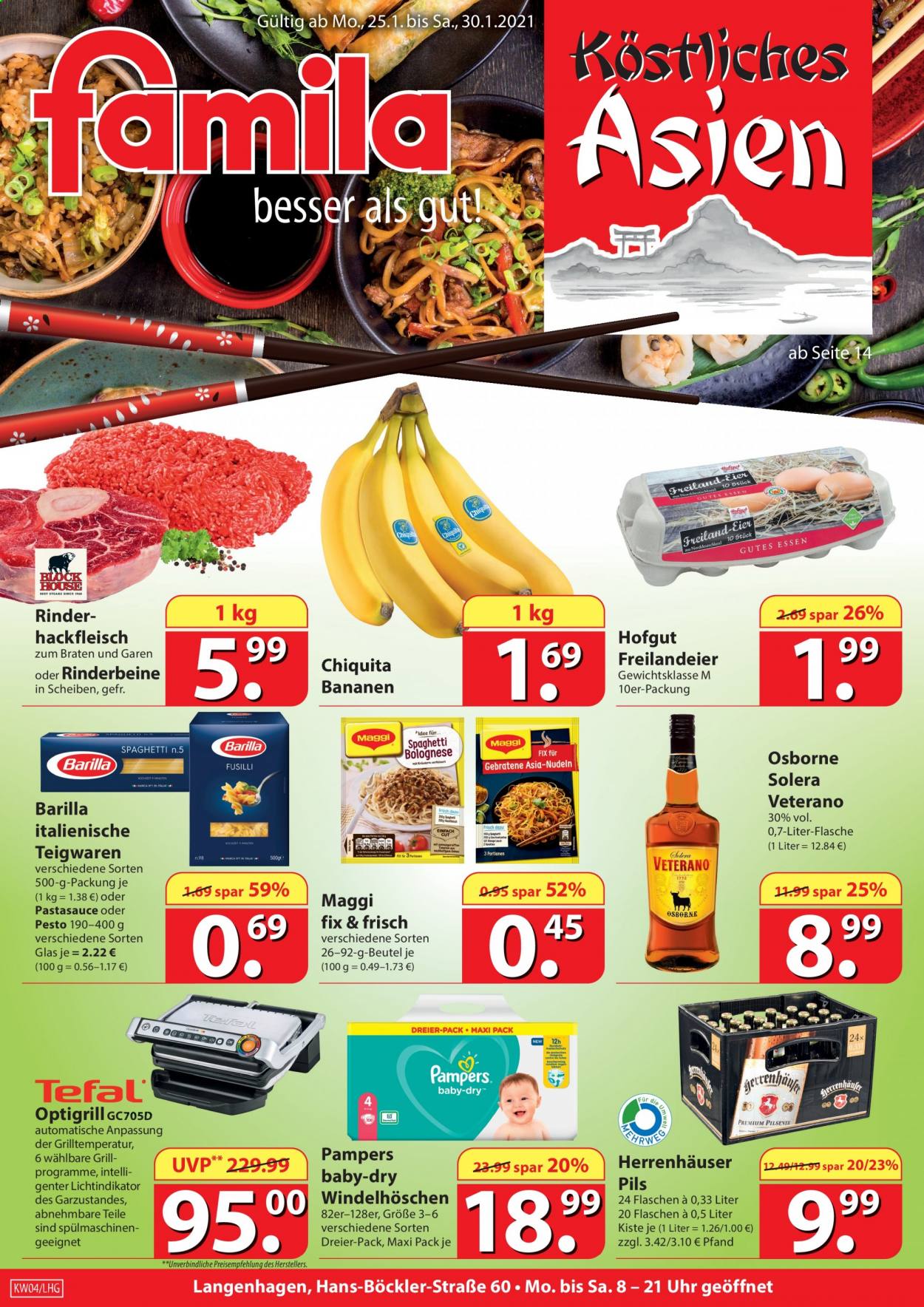 famila Prospekte  - 25.01.2021 - 30.01.2021. Seite 1