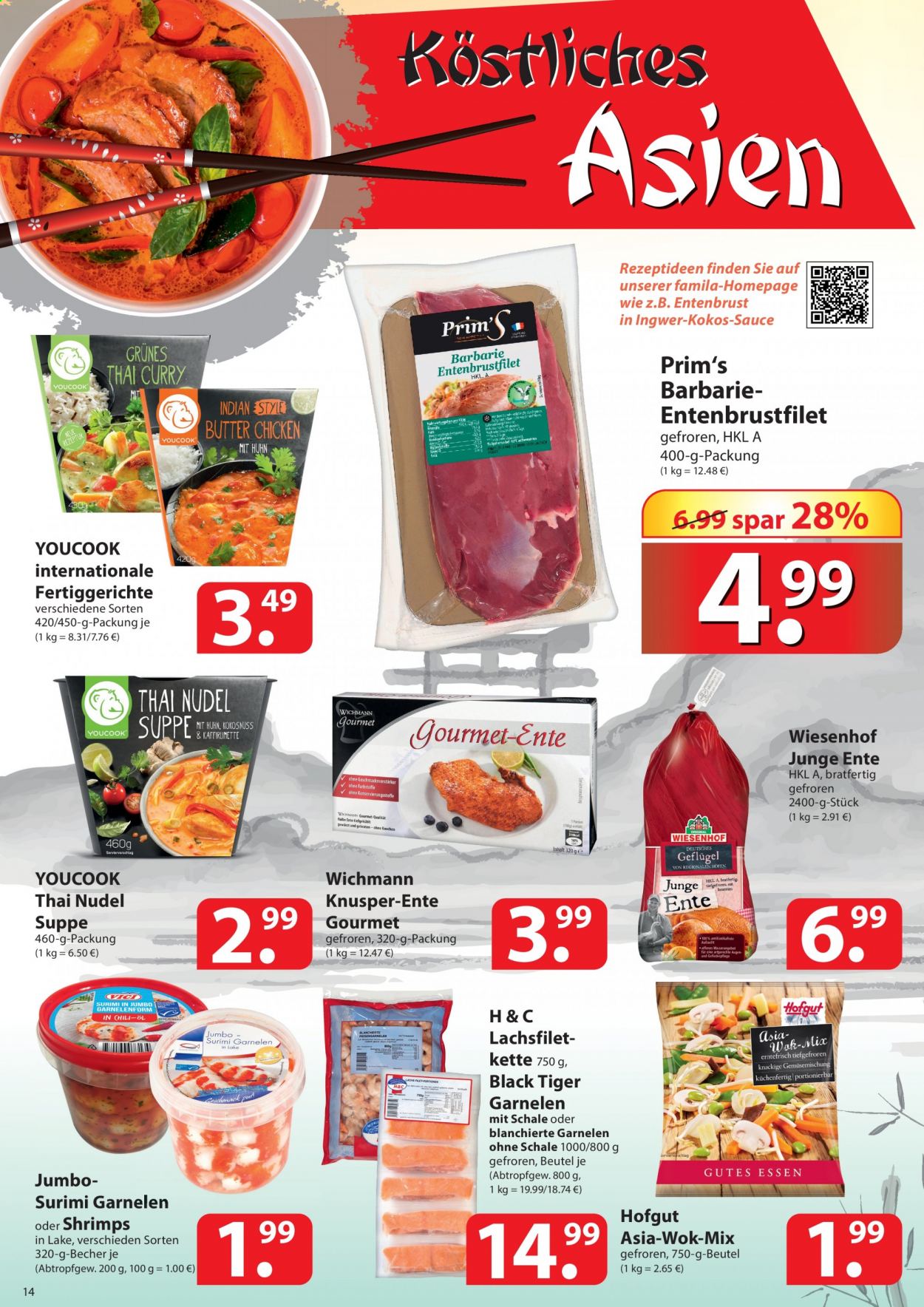 famila Prospekte  - 25.01.2021 - 30.01.2021. Seite 14