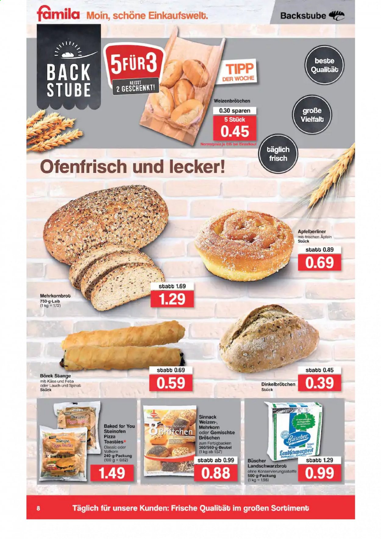 famila Prospekte  - 25.01.2021 - 30.01.2021. Seite 8
