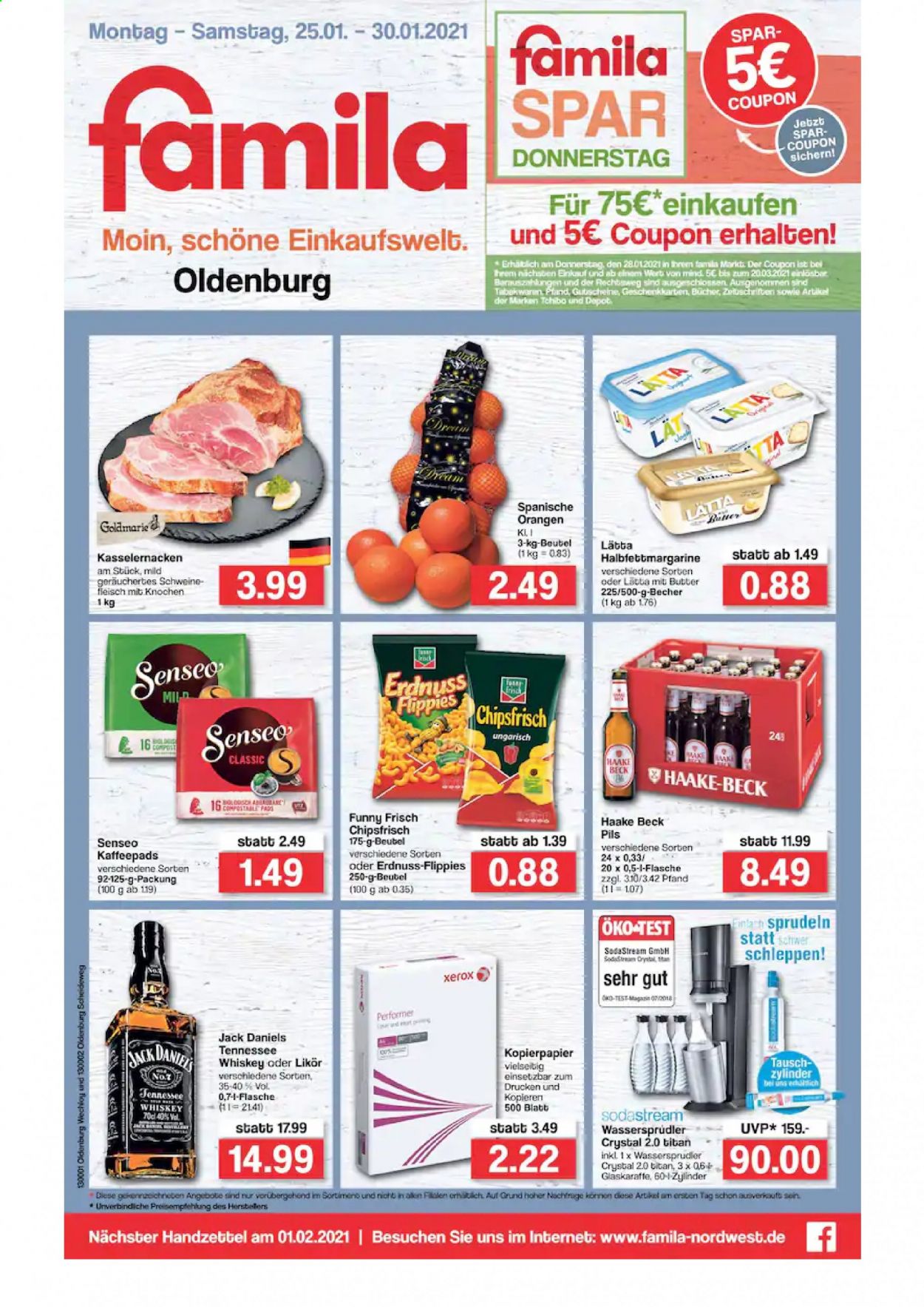 famila Prospekte  - 25.01.2021 - 30.01.2021. Seite 1