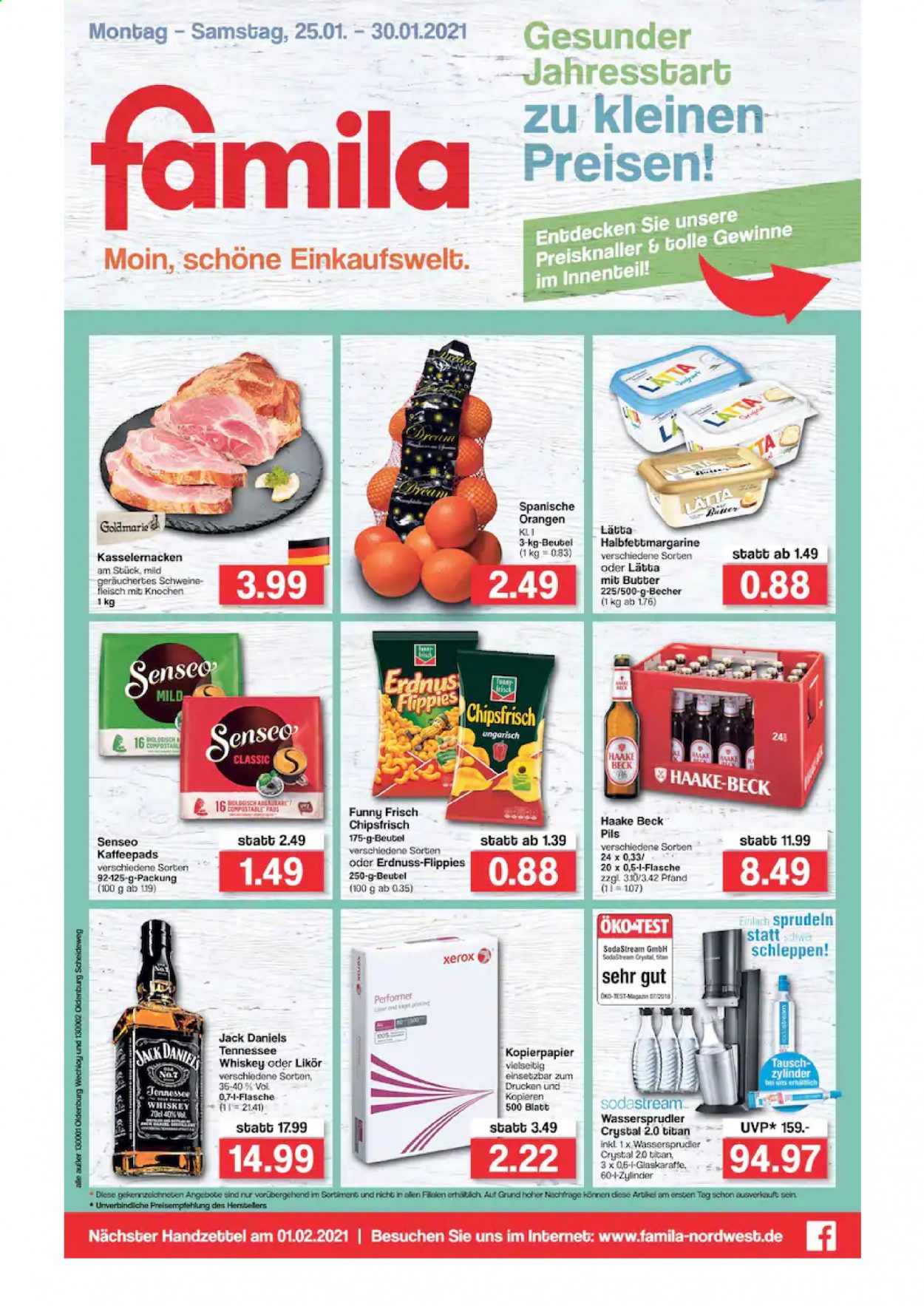 famila Prospekte  - 25.01.2021 - 30.01.2021. Seite 1