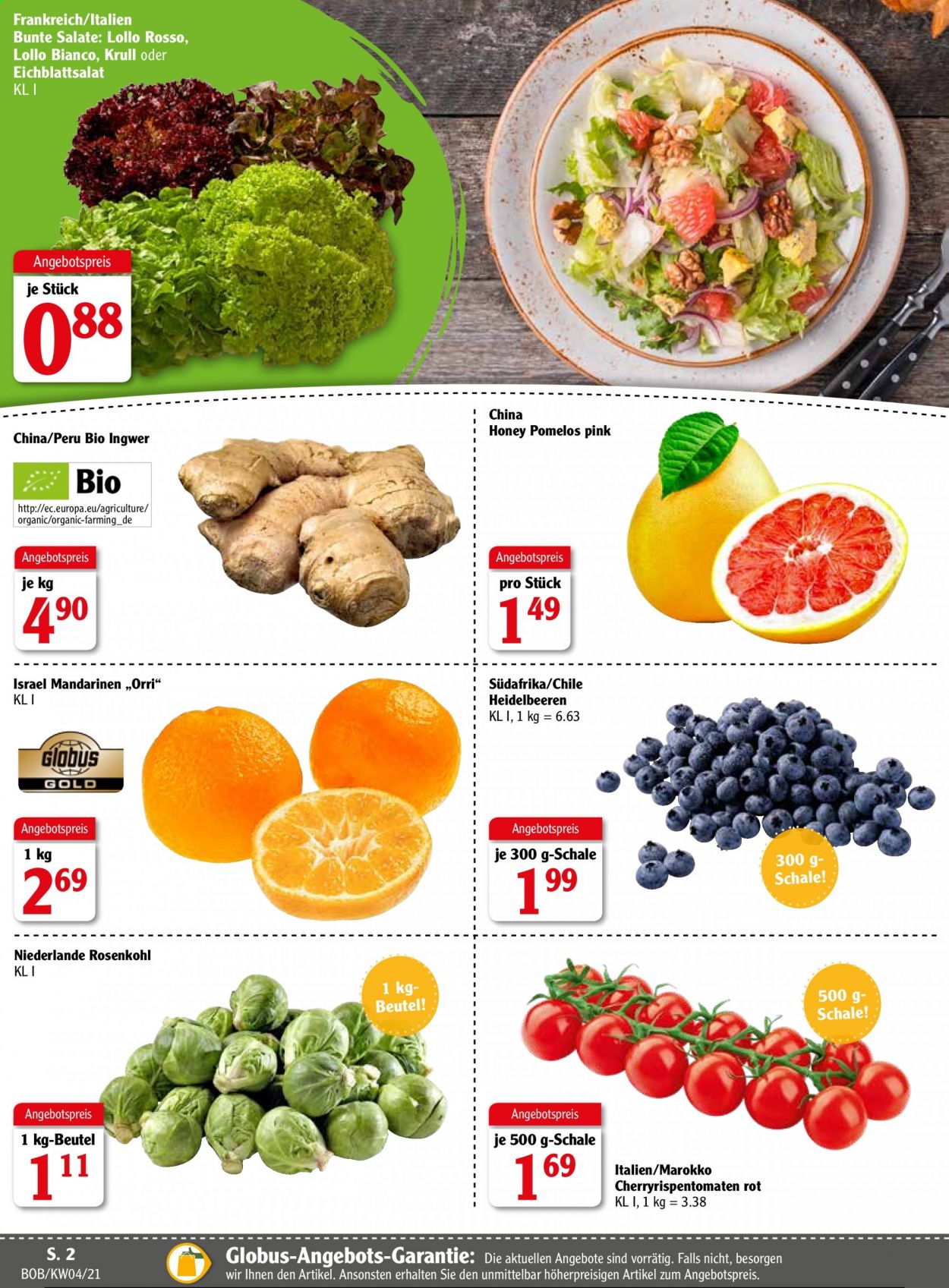 Globus Prospekte  - 25.01.2021 - 30.01.2021. Seite 2