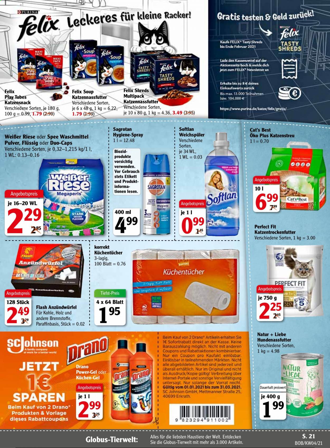 Globus Prospekte  - 25.01.2021 - 30.01.2021. Seite 21