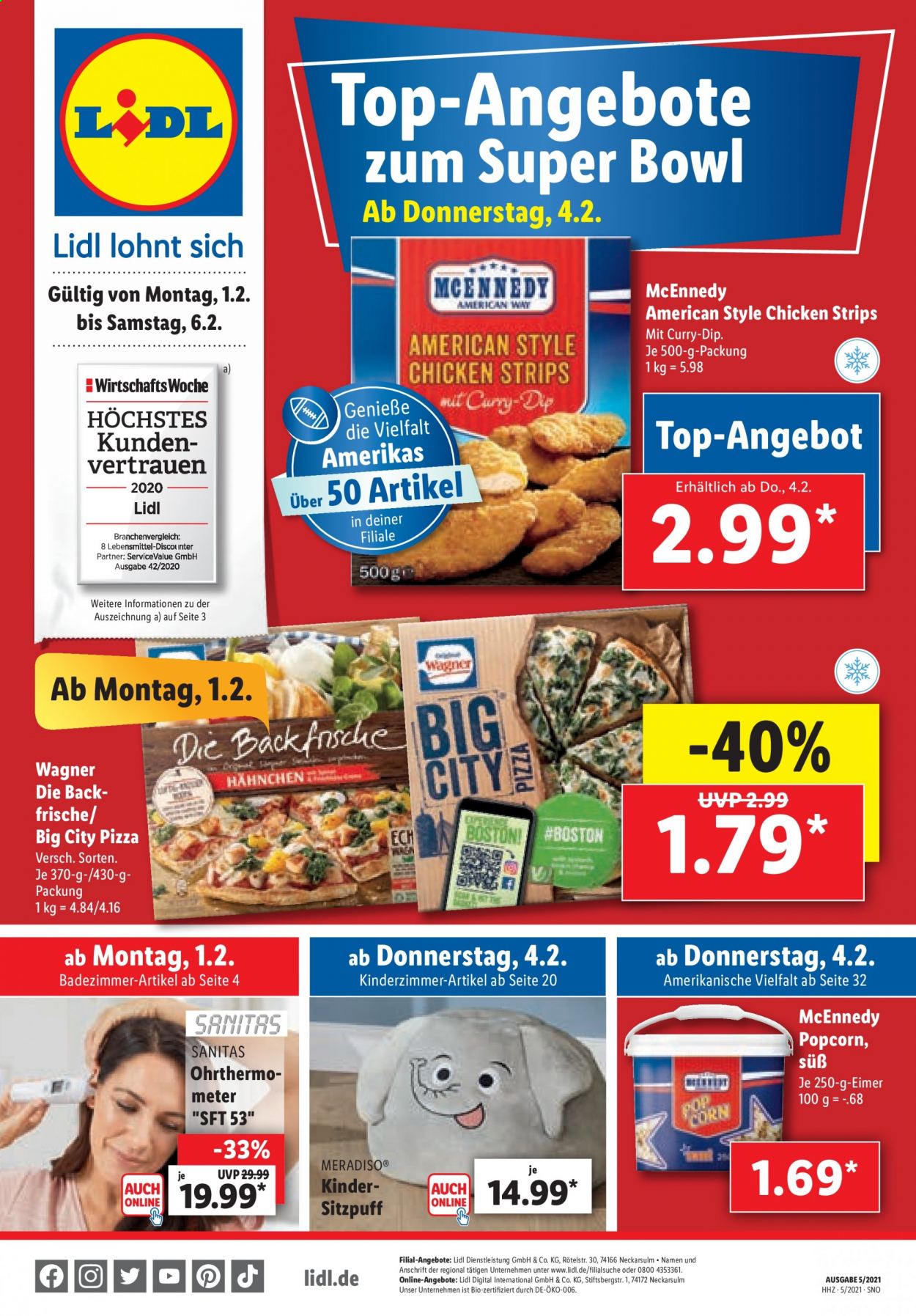 Lidl Prospekte  - 1.02.2021 - 6.02.2021. Seite 1