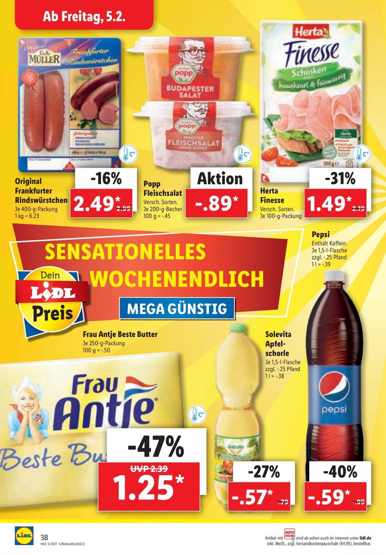 Lidl Prospekte  - 1.02.2021 - 6.02.2021. Seite 38