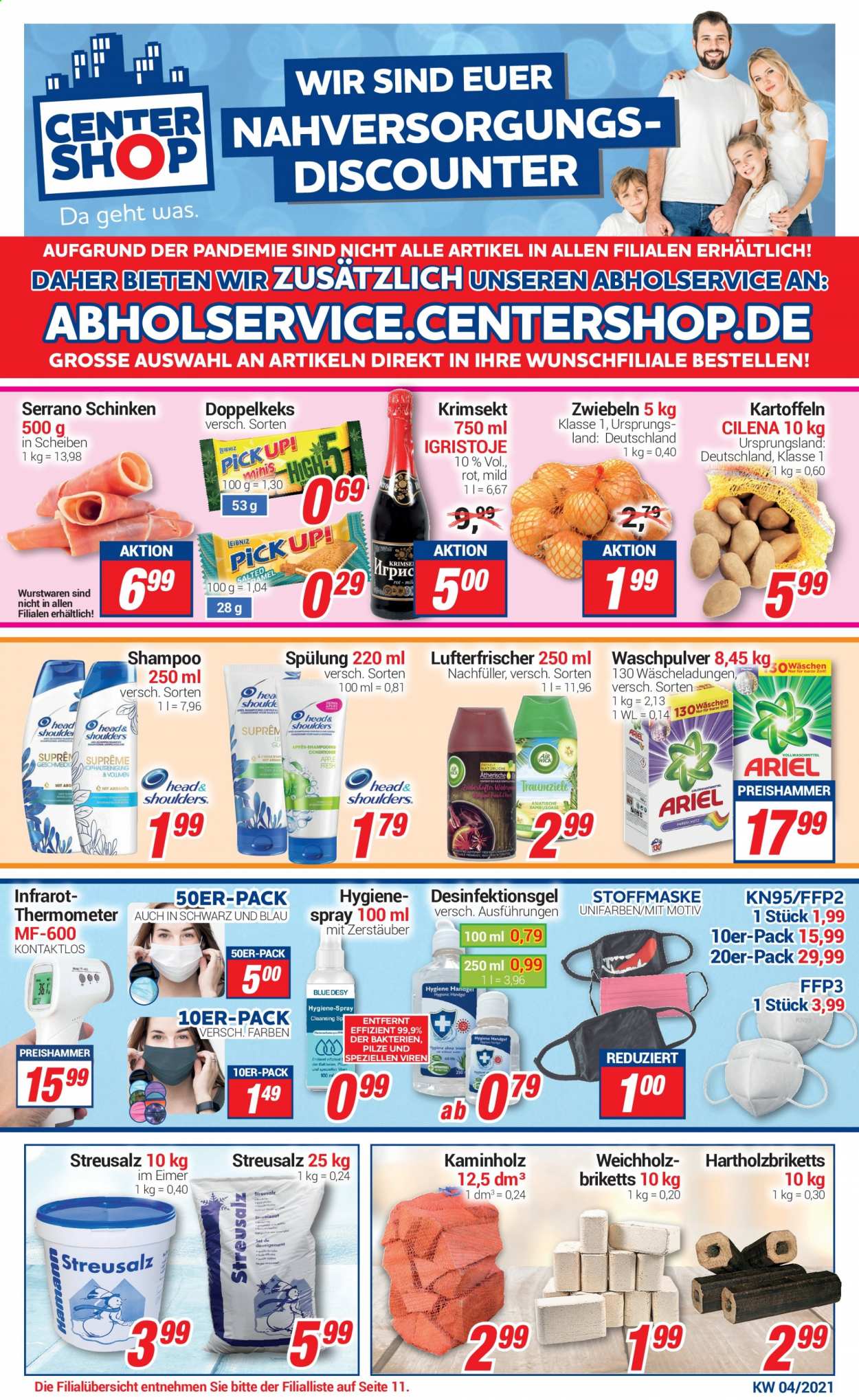 CENTERSHOP Prospekte  - 25.01.2021 - 30.01.2021. Seite 1