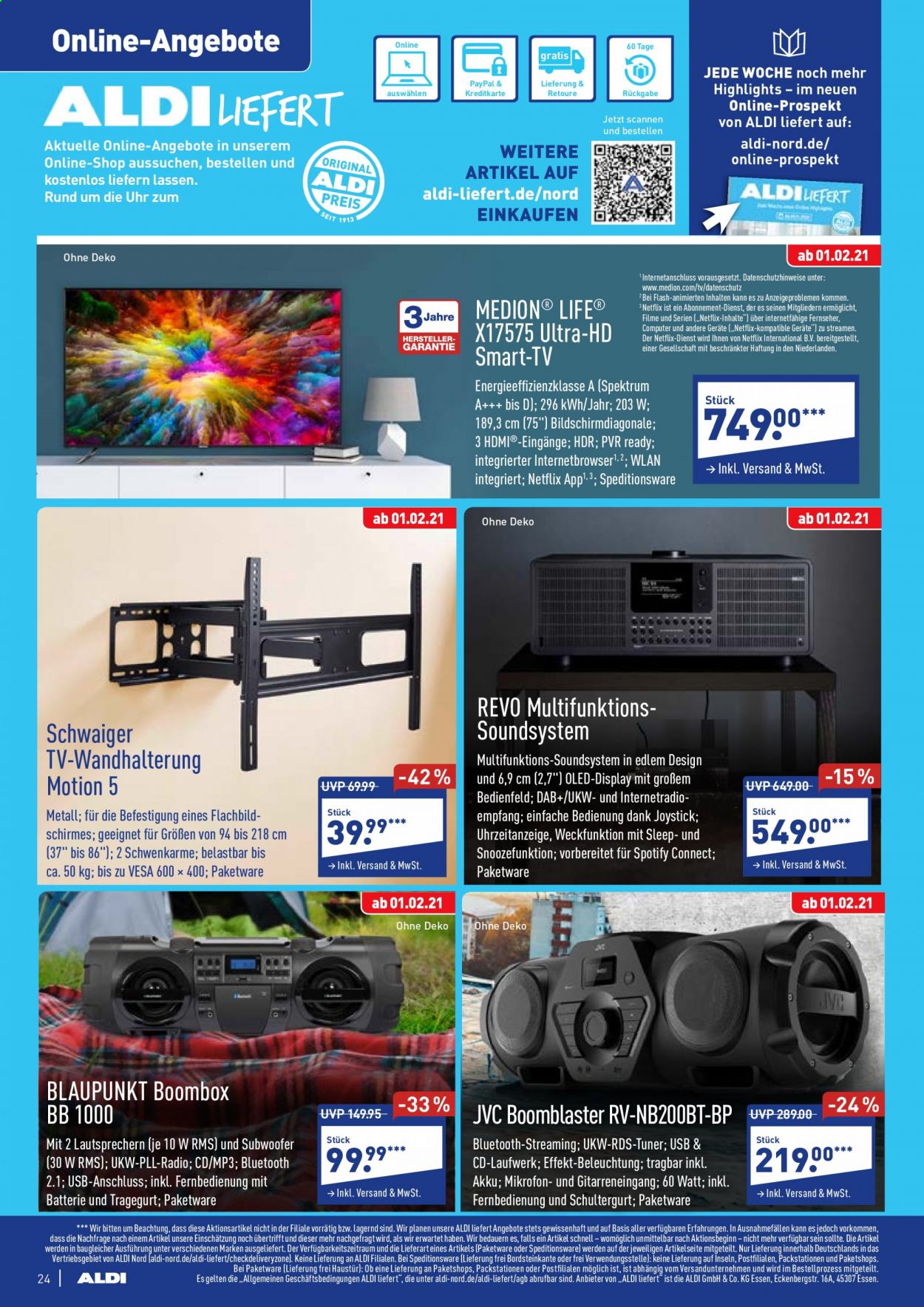 ALDI Nord Prospekte  - 1.02.2021 - 6.02.2021. Seite 24