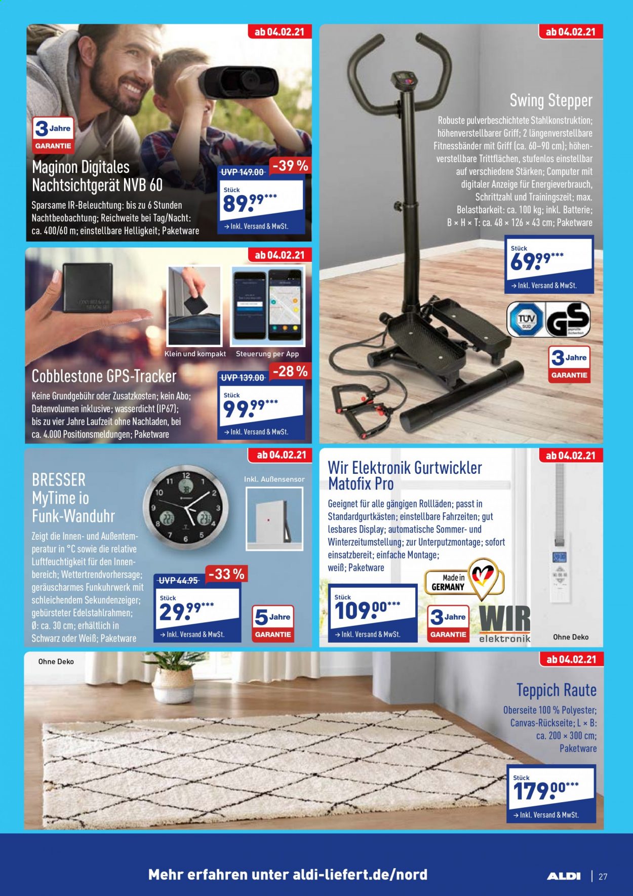 ALDI Nord Prospekte  - 1.02.2021 - 6.02.2021. Seite 27