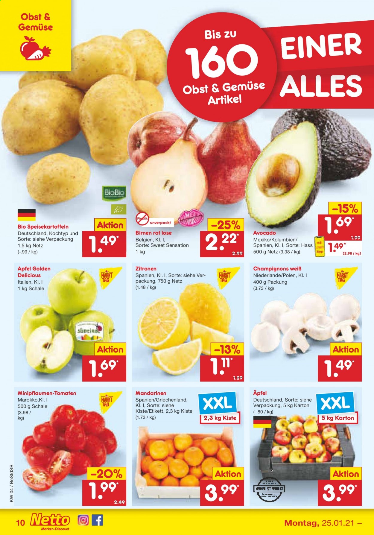 Netto Marken-Discount Prospekte  - 25.01.2021 - 30.01.2021. Seite 10