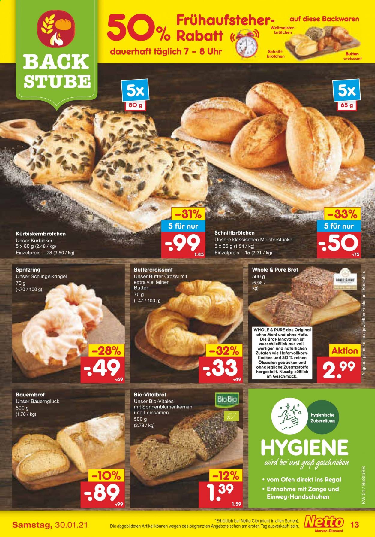 Netto Marken-Discount Prospekte  - 25.01.2021 - 30.01.2021. Seite 13
