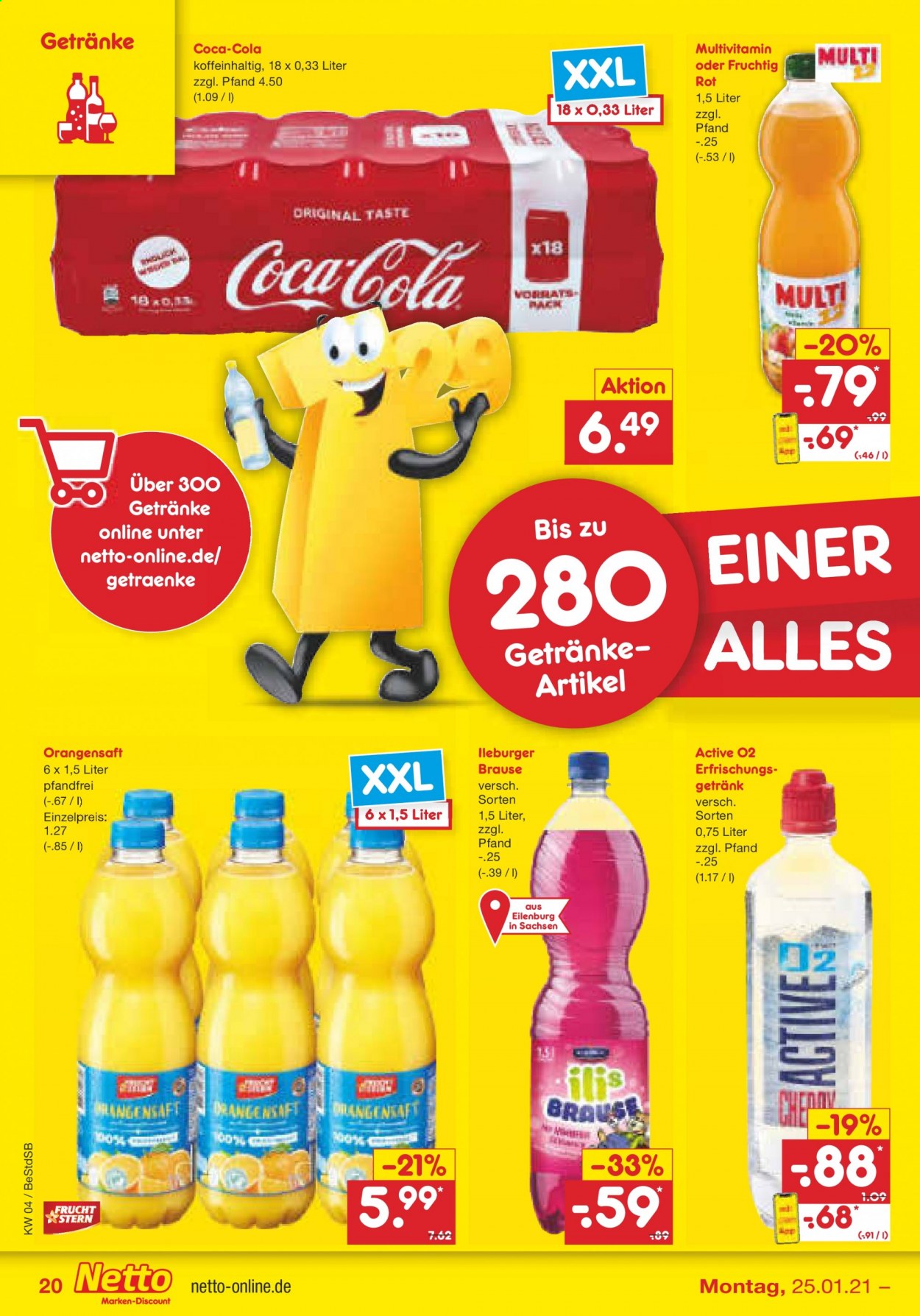 Netto Marken-Discount Prospekte  - 25.01.2021 - 30.01.2021. Seite 20