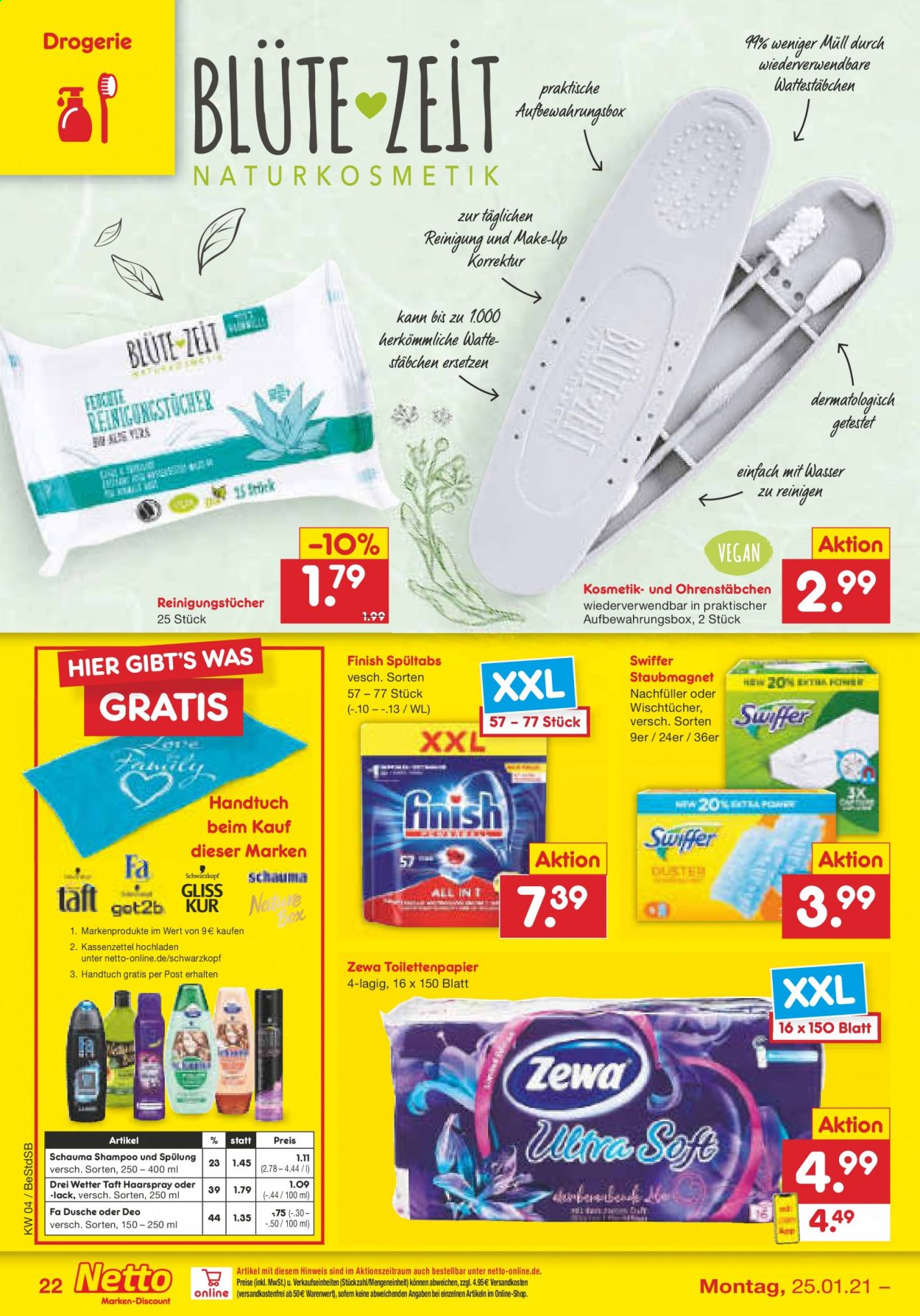 Netto Marken-Discount Prospekte  - 25.01.2021 - 30.01.2021. Seite 22