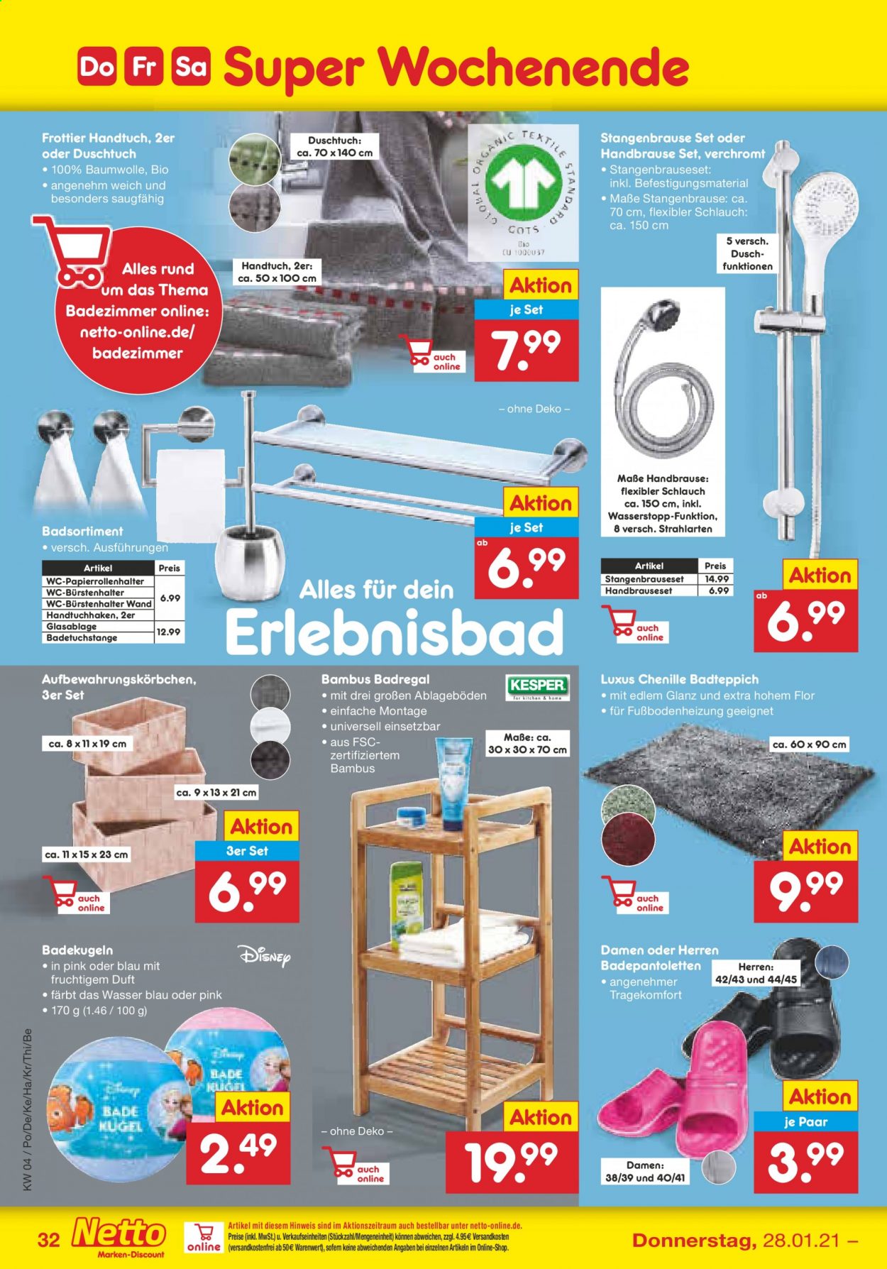 Netto Marken-Discount Prospekte  - 25.01.2021 - 30.01.2021. Seite 32
