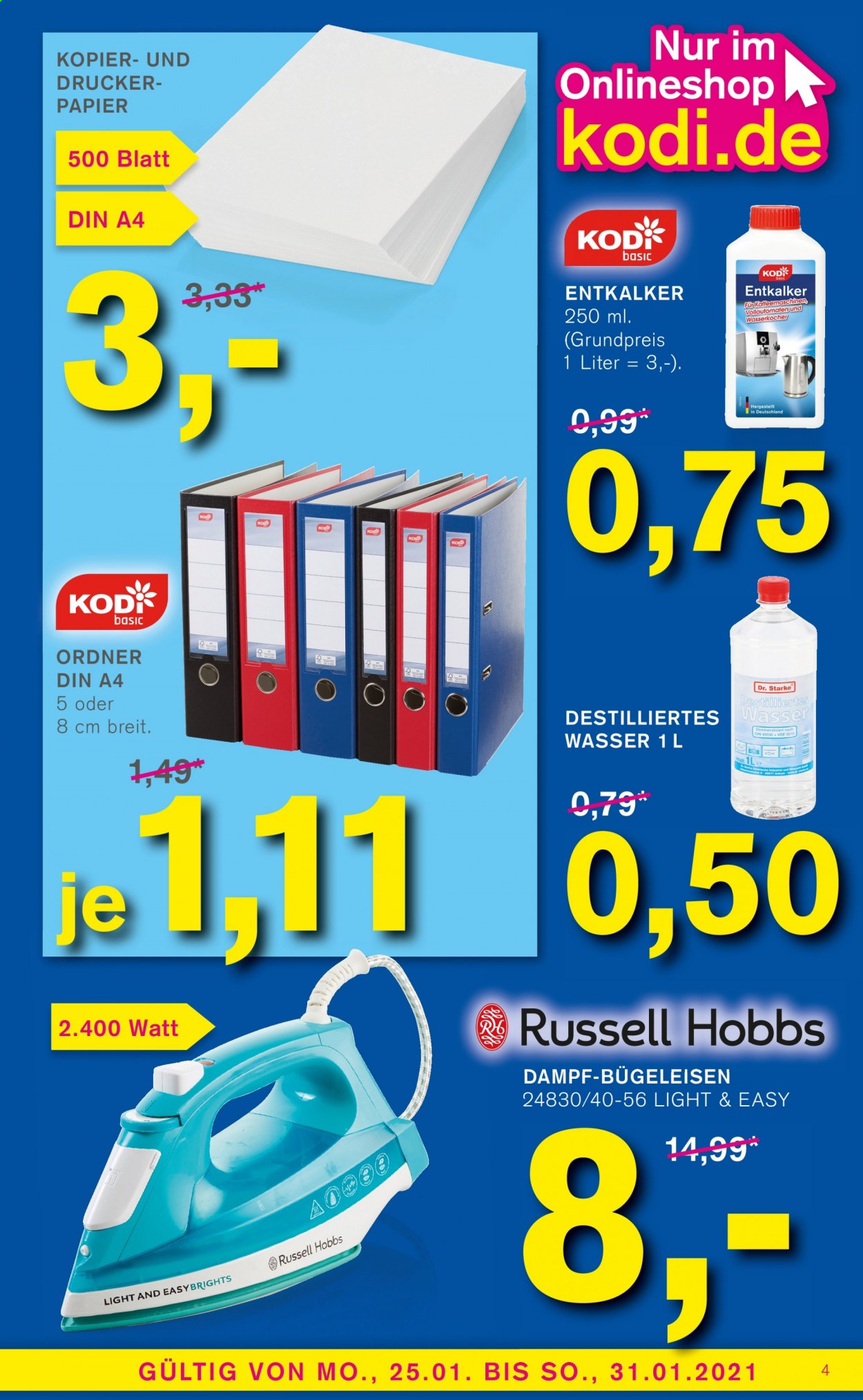 KODi Prospekte  - 25.01.2021 - 31.01.2021. Seite 4