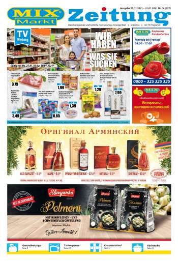 Prospekte Mix Markt - 25.1.2021 - 30.1.2021.