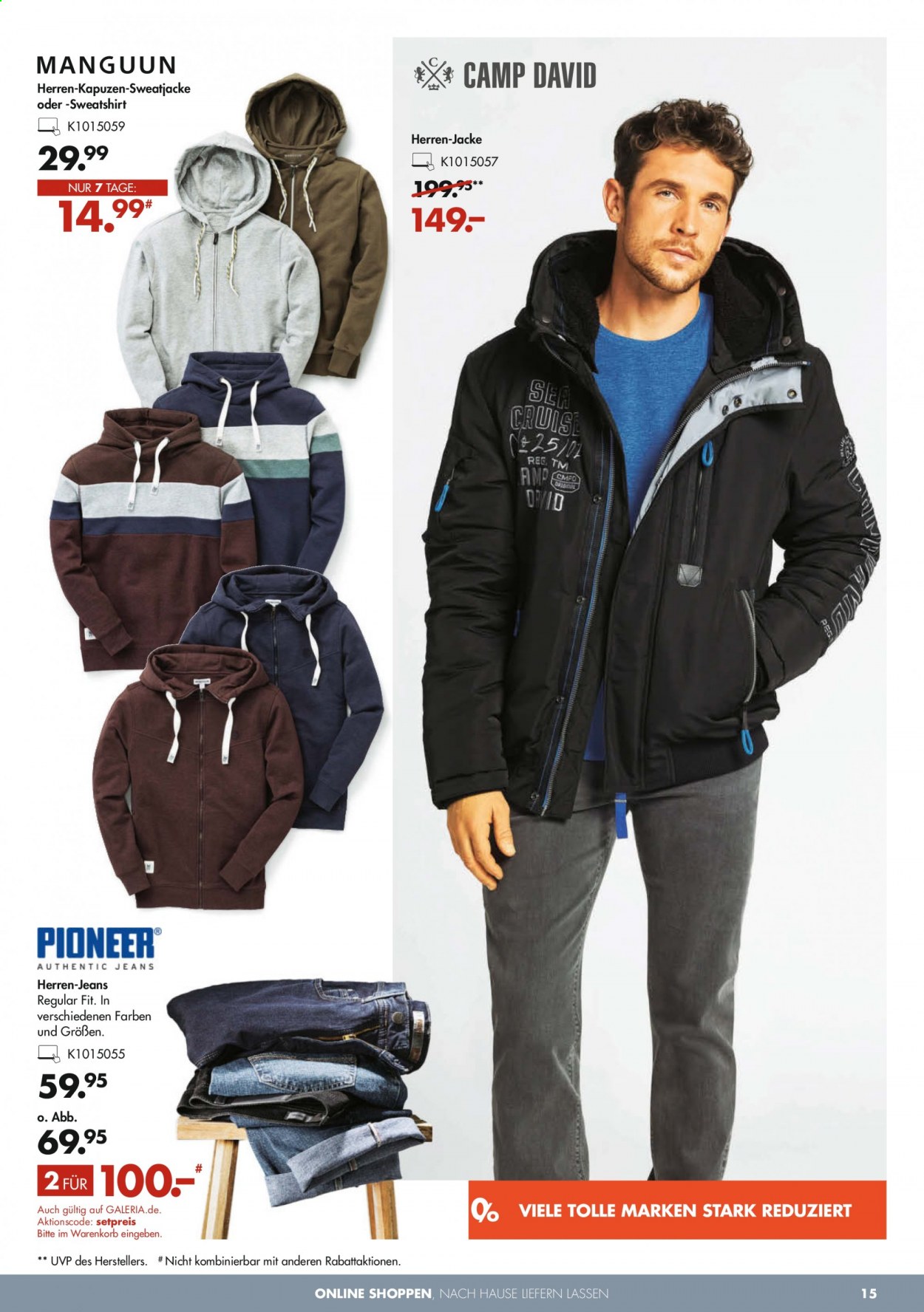 GALERIA Karstadt Kaufhof Prospekte  - 27.01.2021 - 2.02.2021. Seite 15